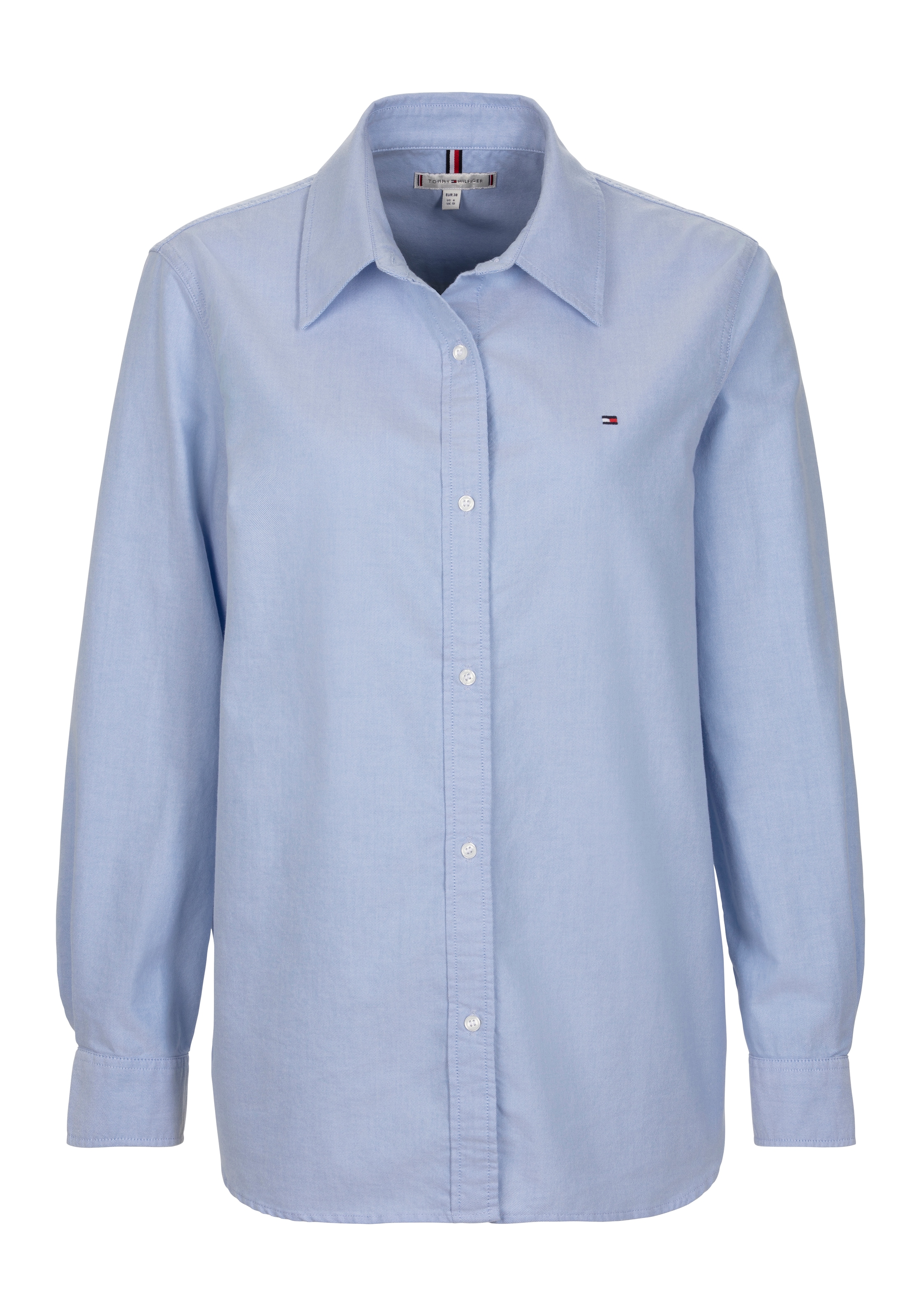 Tommy Hilfiger Hemdbluse "OXFORD RELAXED FIT SHIRT mit Hemdblusenkragen und günstig online kaufen