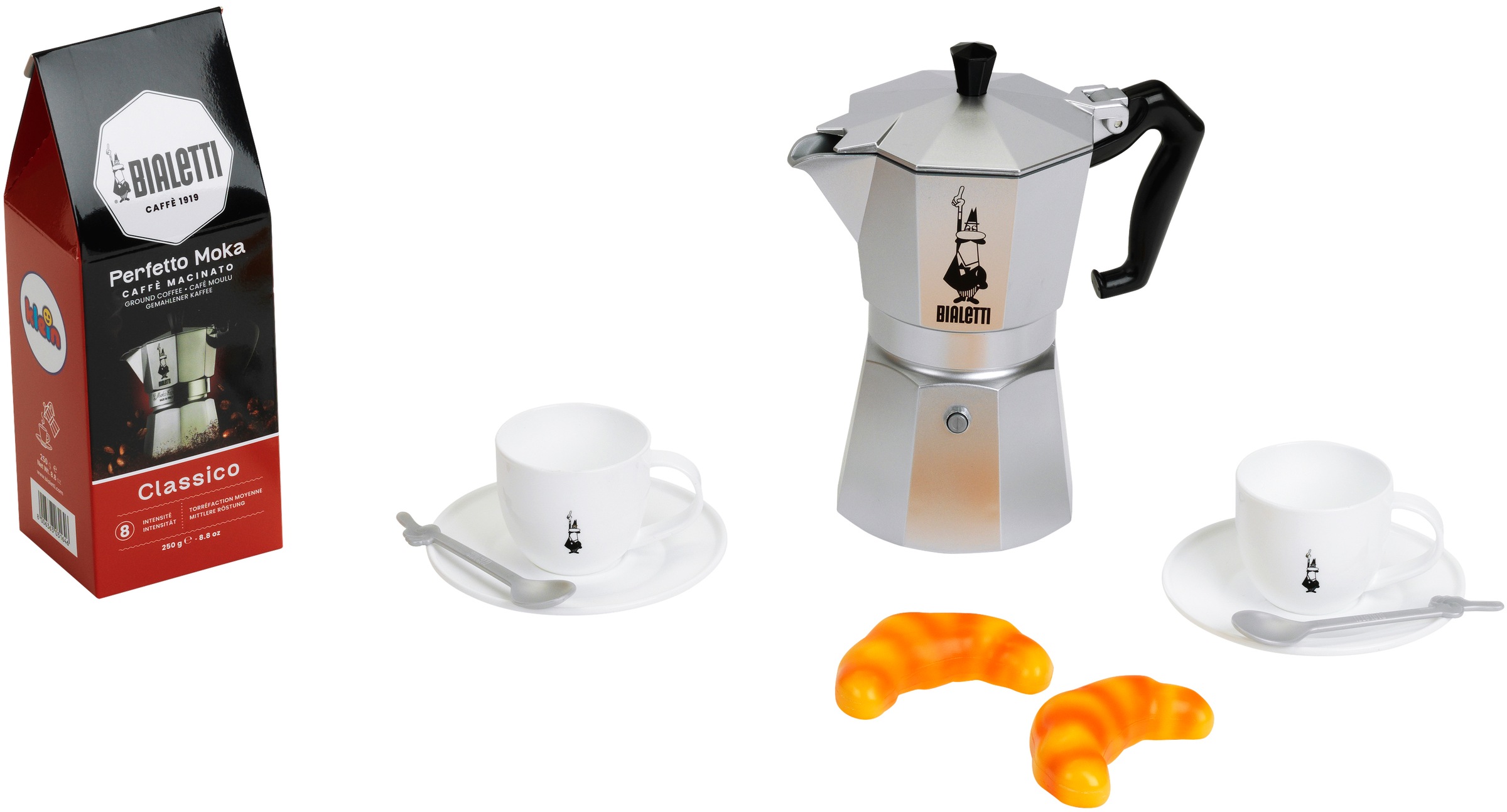 Klein Kinder-Kaffeemaschine »Bialetti - Moka Espresso Set« Mit Sound