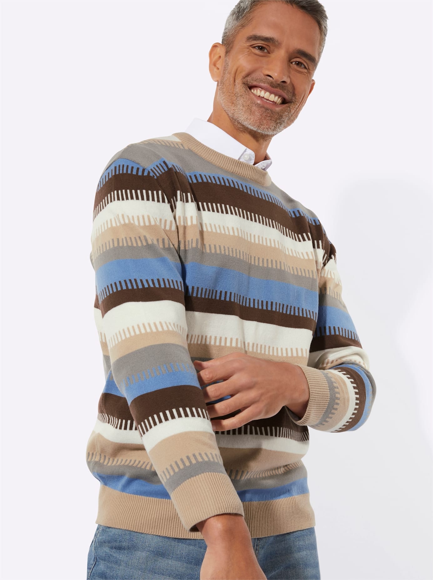 Classic Rundhalspullover »Rundhals-Pullover«