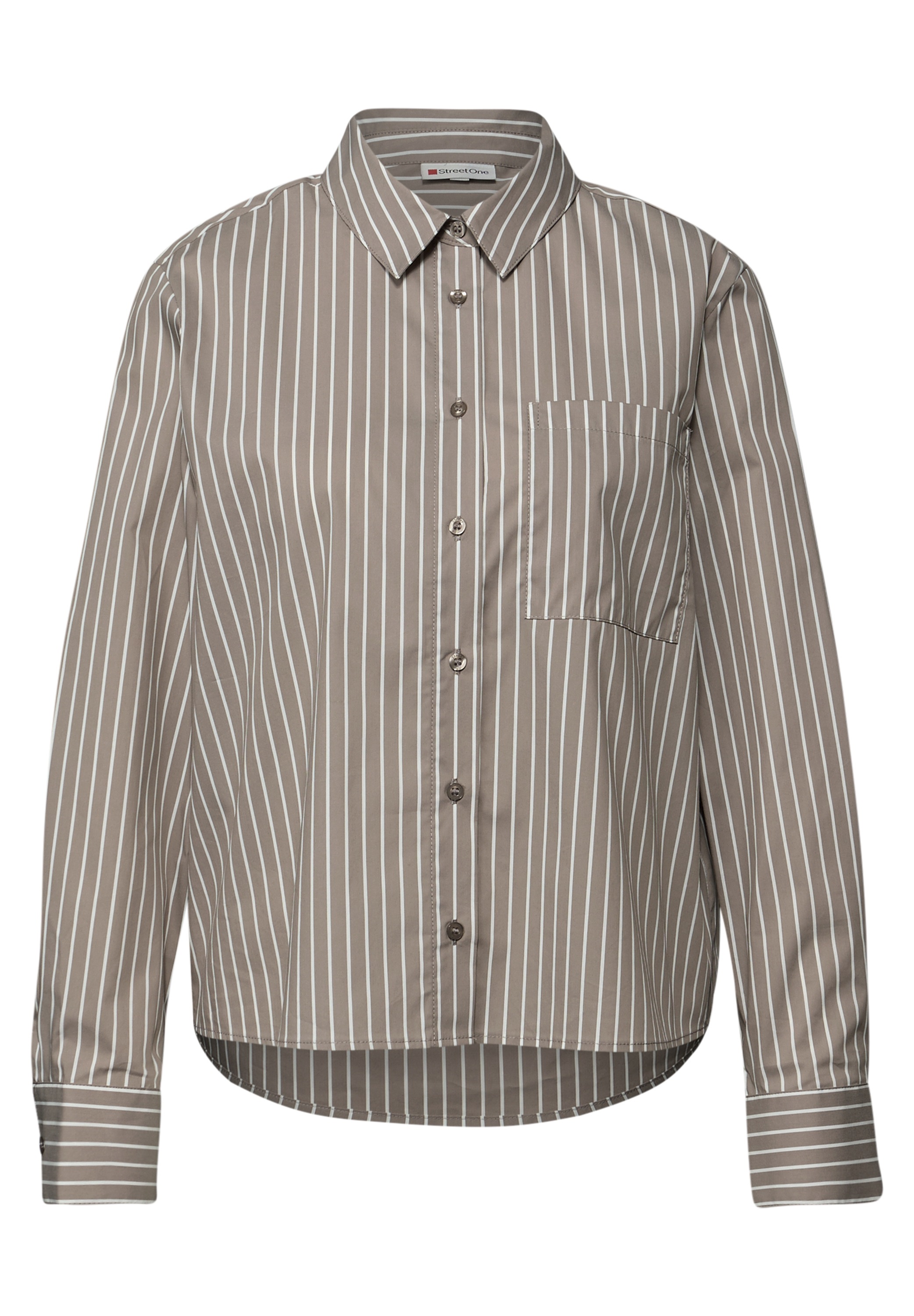 STREET ONE Langarmbluse mit Brusttasche