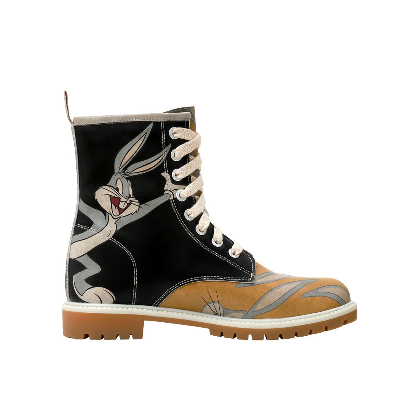 Thumbnail - DOGO Schnürboots "Wb Longe Boots Schnürstiefel Looney Tunes Ski Club Damen" Handgefertigt