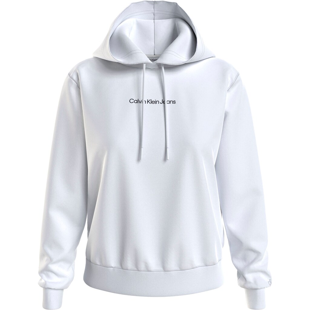 Calvin Klein Jeans Kapuzensweatshirt mit leicht überschnittenen Schultern Calvin Klein Jeans Kapuzensweatshirt mit leicht überschnittenen Schultern