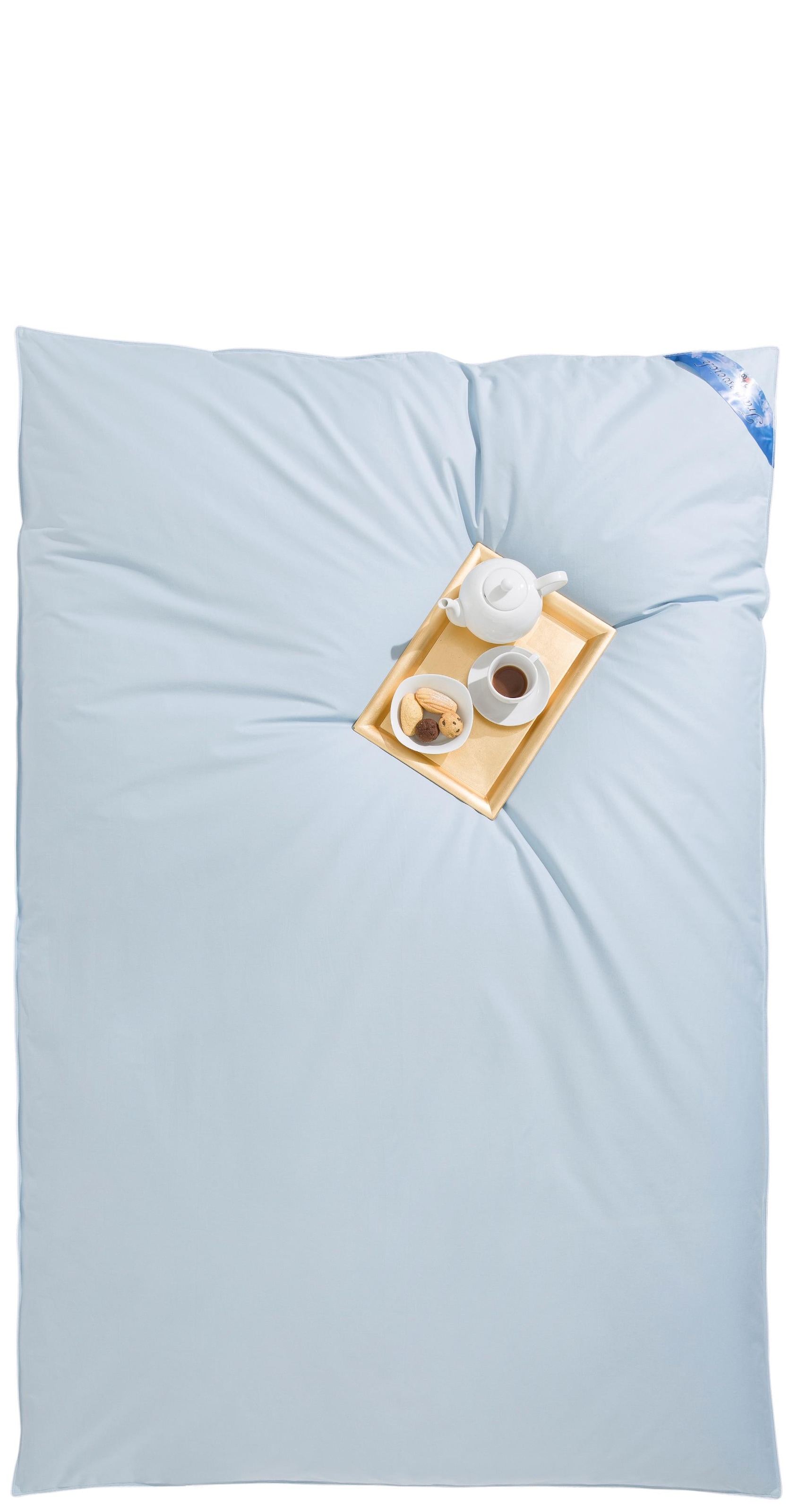 RIBECO Federbettdecke "Leon, Ballonbettdecke Leon, 135x200 & 155x220 cm" ex günstig online kaufen