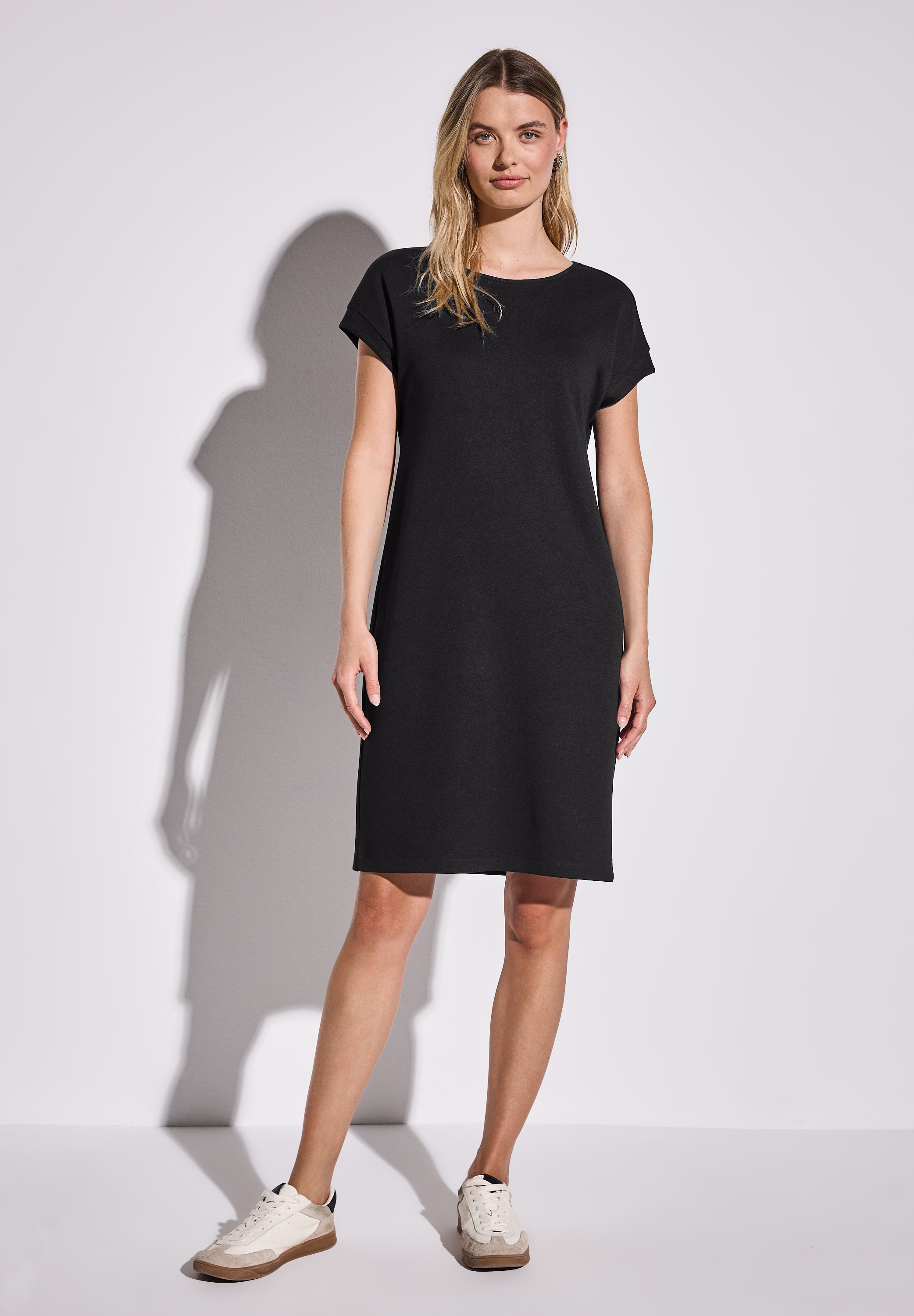 STREET ONE Jerseykleid Ohne Taschen knielang günstig online kaufen