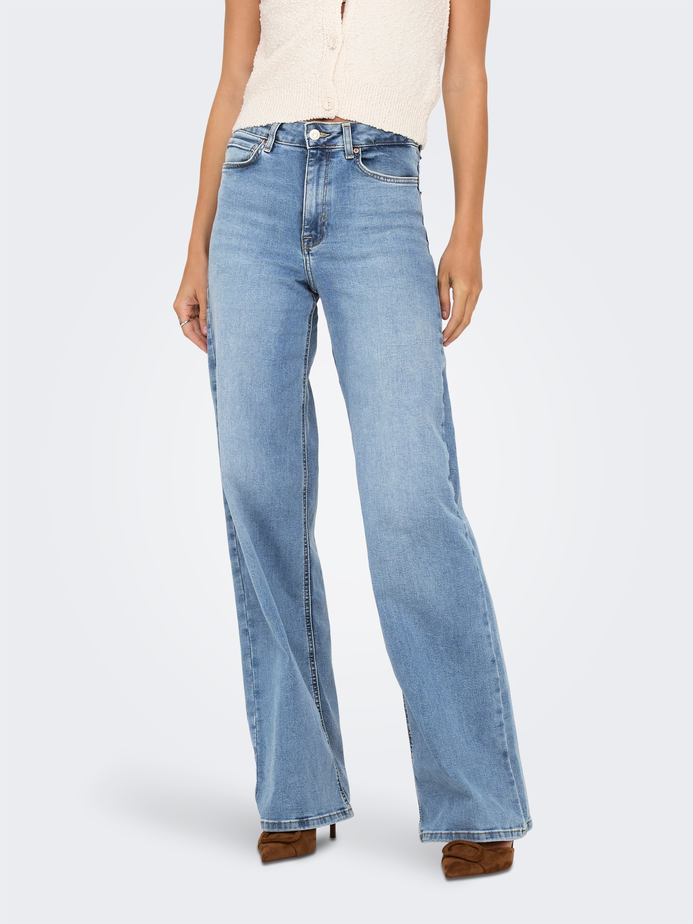 ONLY Jeans Wide Leg ONLMADISON bleu clair | M/L30
