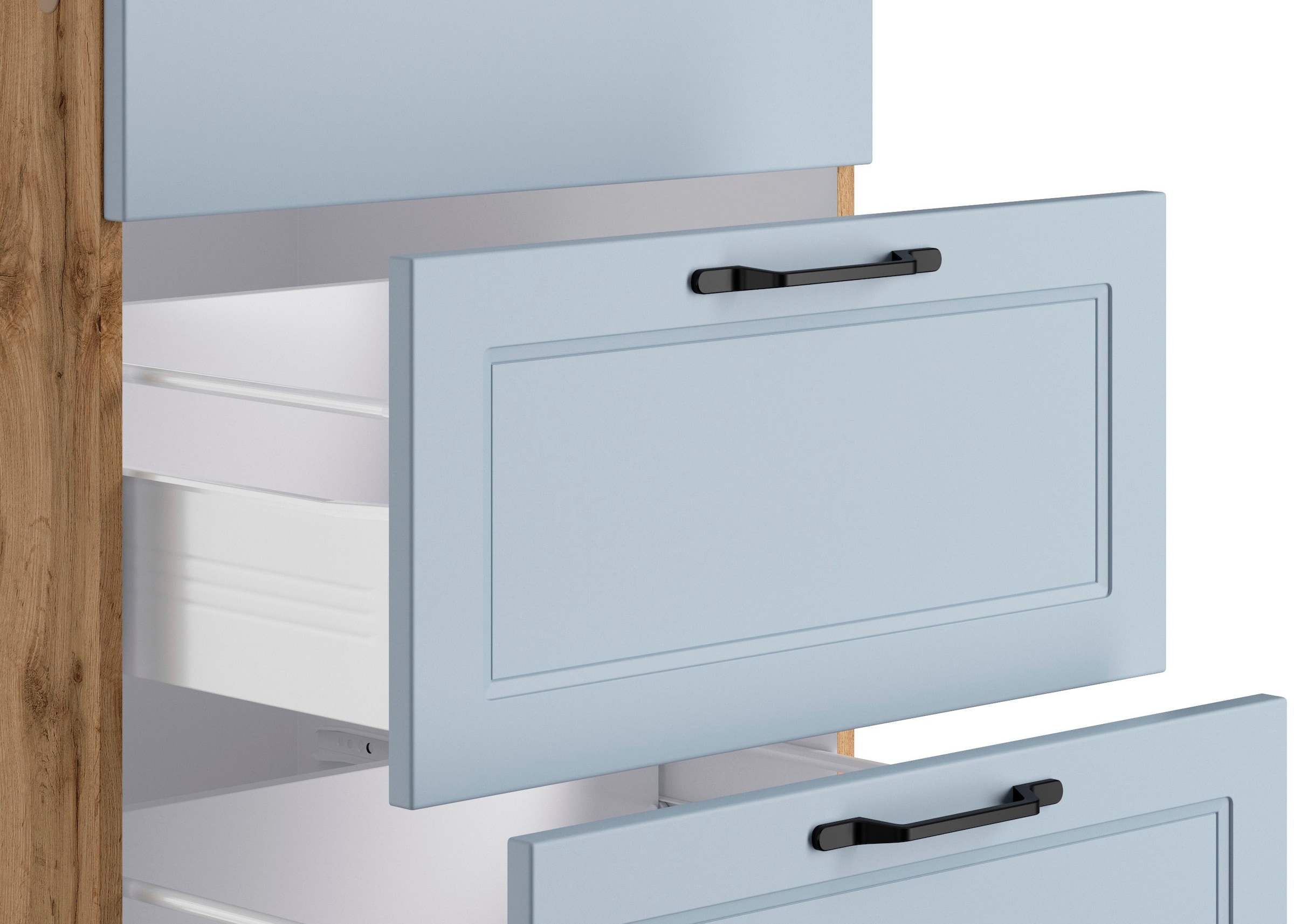 KOCHSTATION Winkelküche »KS-Lana«, Stellbreite 240/300 cm, wahlweise mit E-Geräten