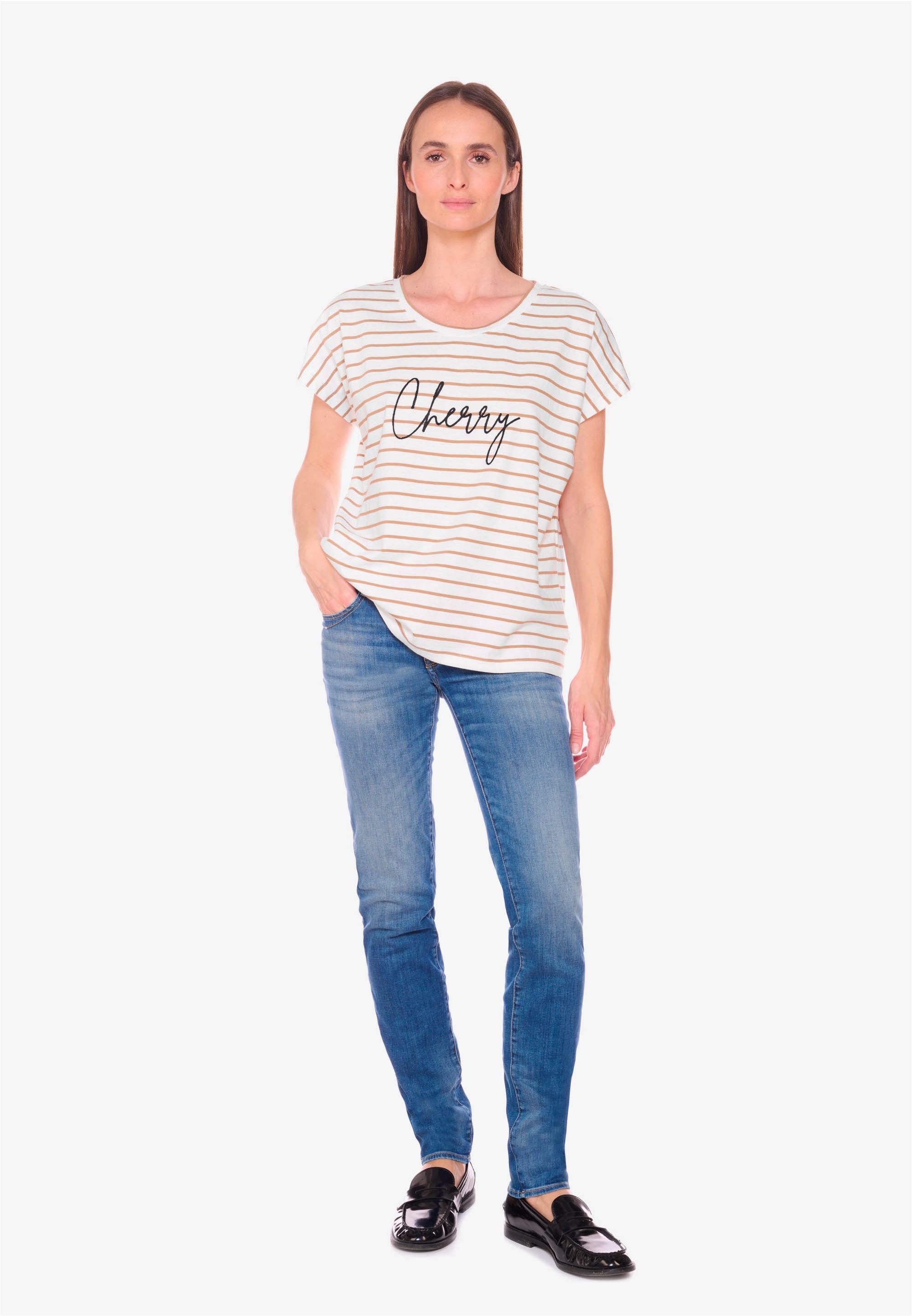 Le Temps Des Cerises T-Shirt »COTTARD«, mit stylischem Frontprint
