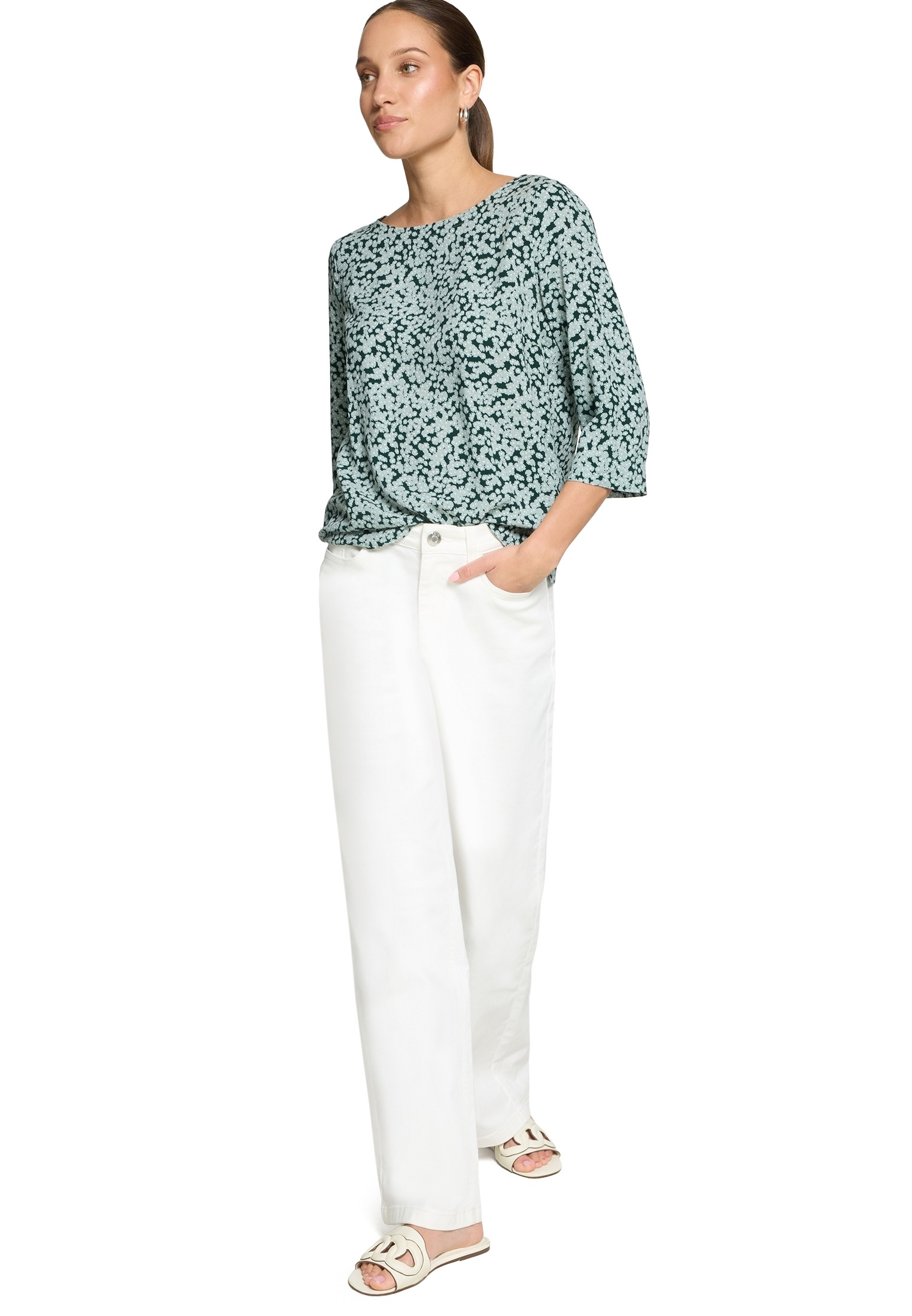 Zero Blusentop »Damen mit Print.«