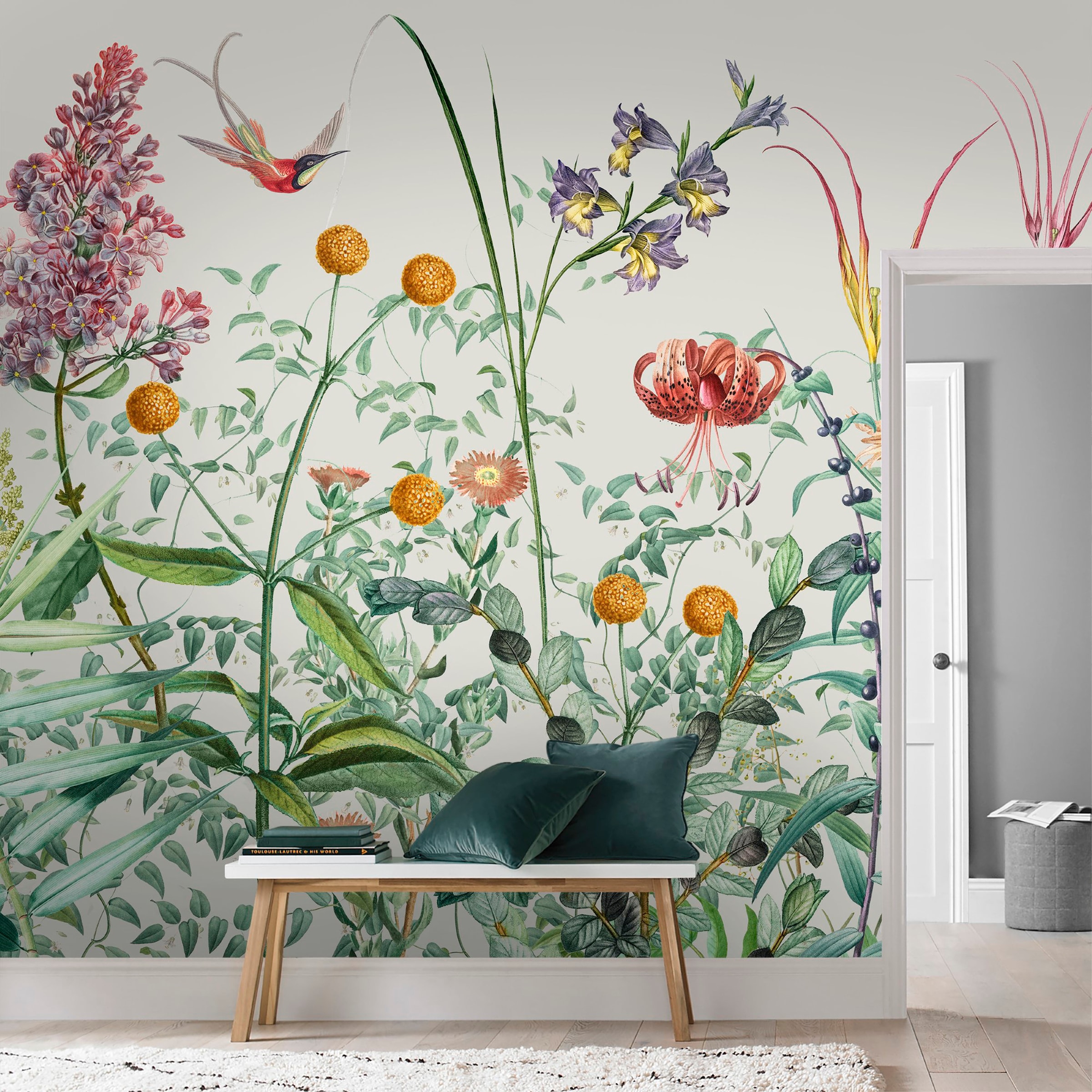 Art for the home Fototapete »Botanischer Garten«, botanisch, Mehrfarbig - 280cmx400cm