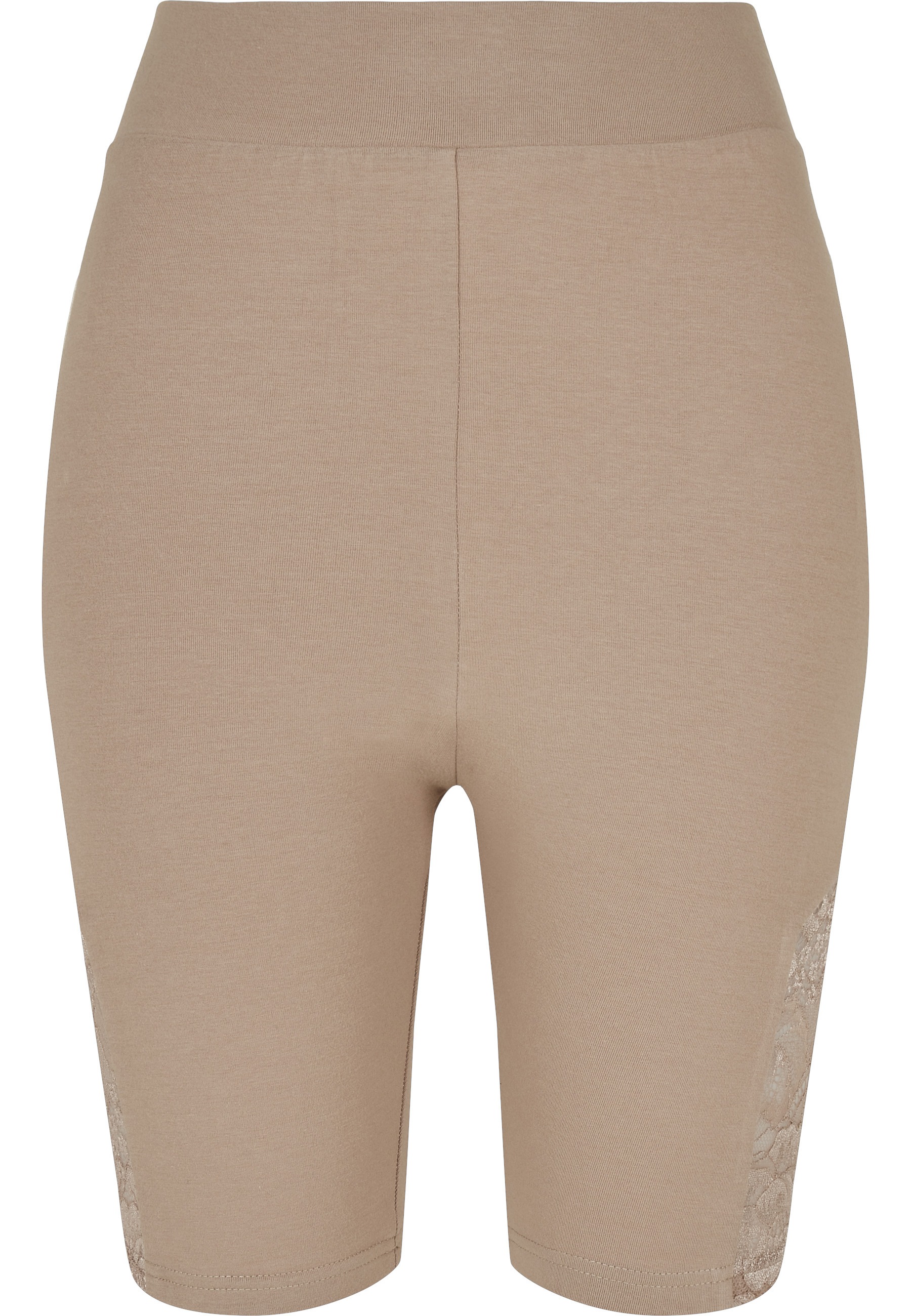 URBAN CLASSICS Fahrradhose "Urban Classics Damen Ladies High Waist Lace Inset Cycle Shorts"