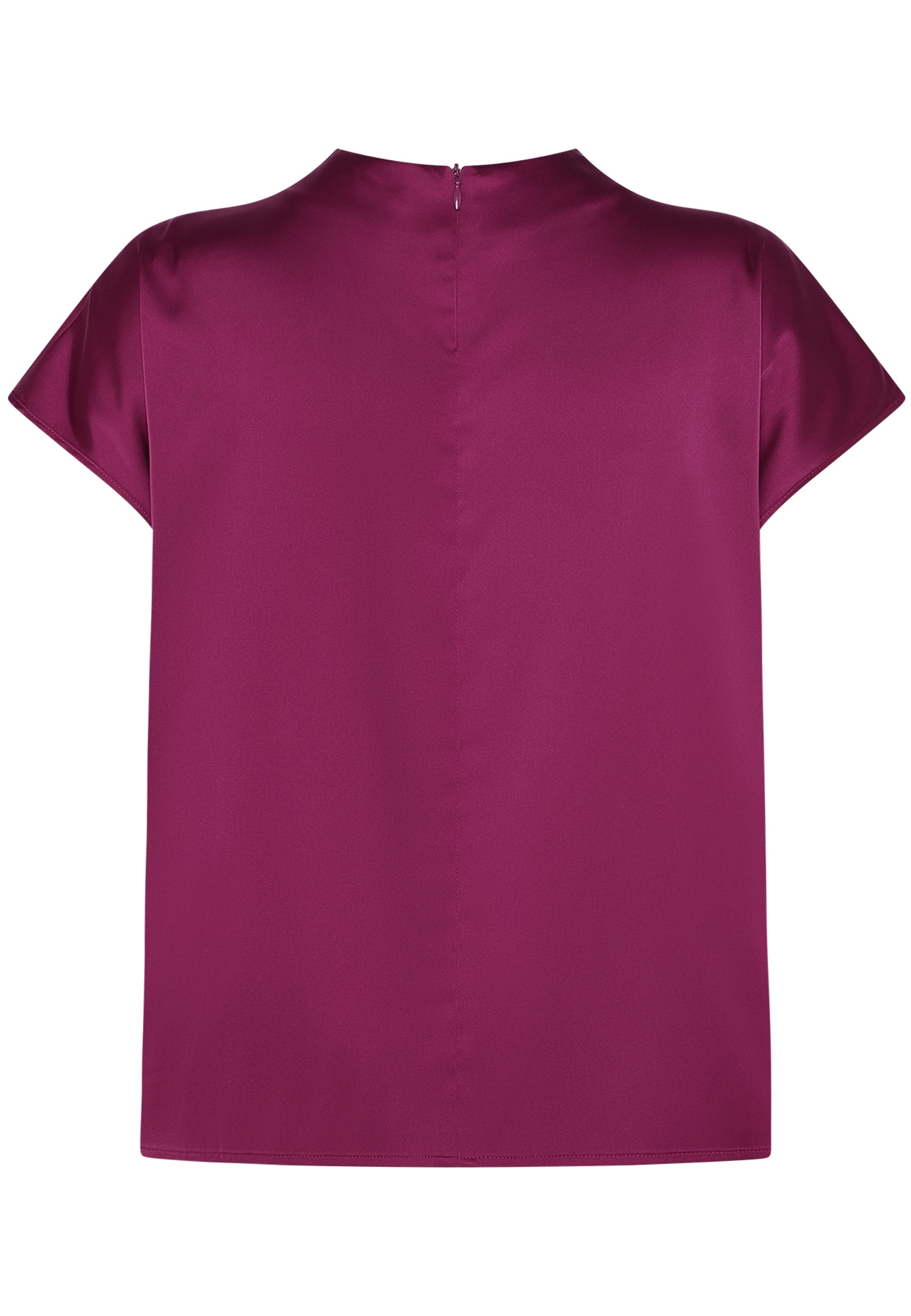 Zero Satinbluse »Damen mit Kragen«