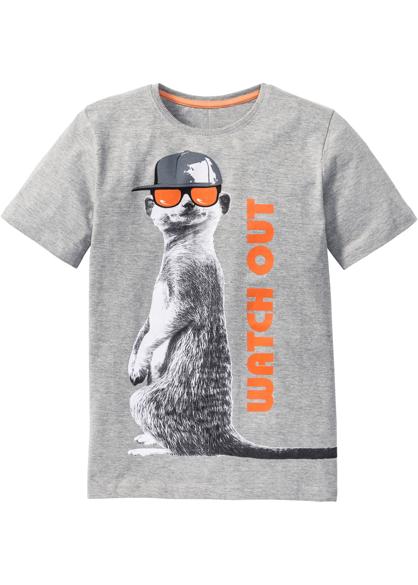 bonprix T-Shirt normale Passform, Kurzarm, mit Rundhalsausschnitt