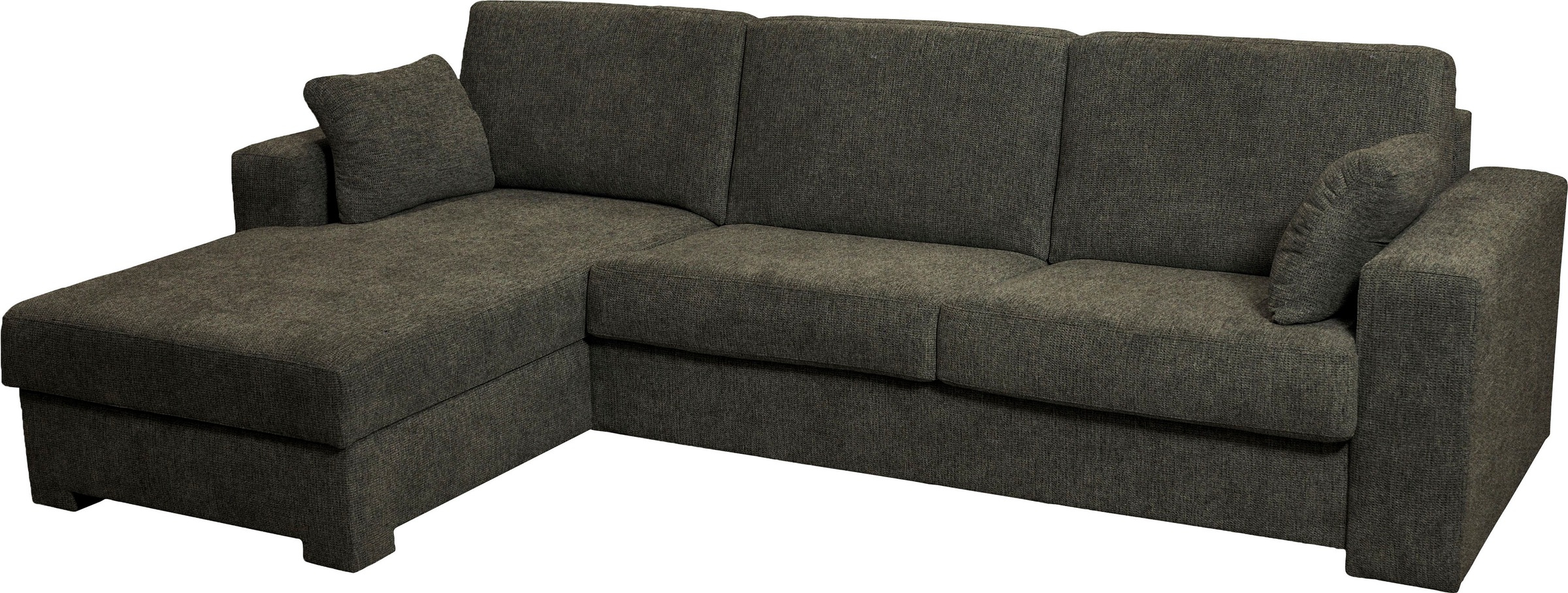 Home affaire Ecksofa »Roma "M" Matratzenhöhe 14 cm, Dauerschlaffunktion, mit Unterfederung,«, Liegemaße ca 143x198 cm, L-Form