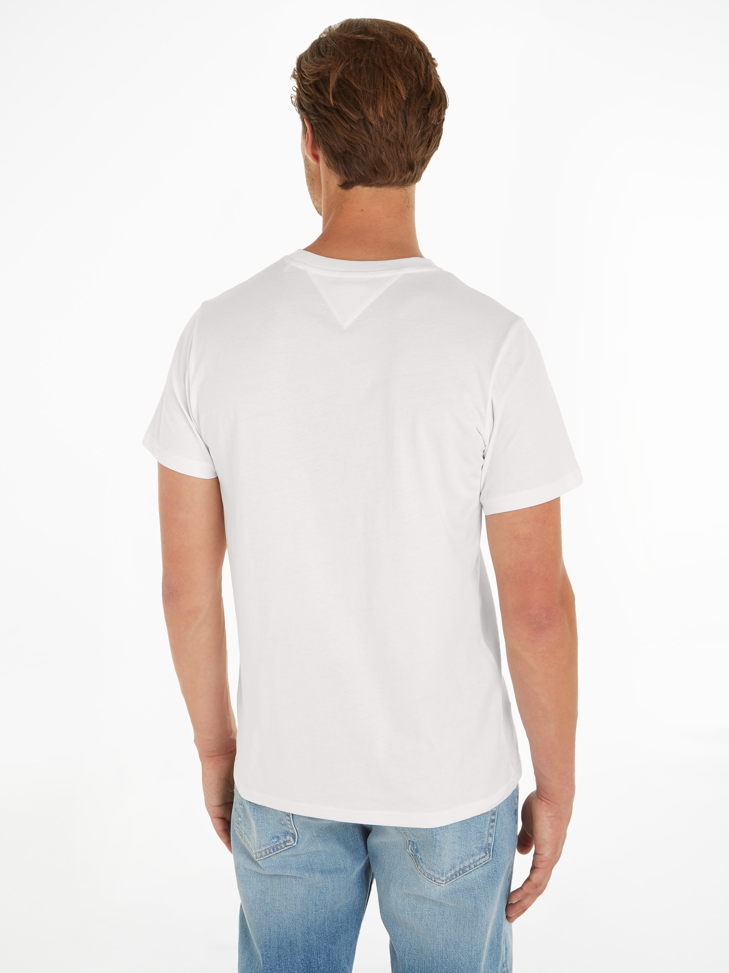 Tommy Jeans T-Shirt »TJM SLIM 2PACK S/S TOMMY DNA TEE«, mit großem Tommy Hilfiger Druck auf der Brust