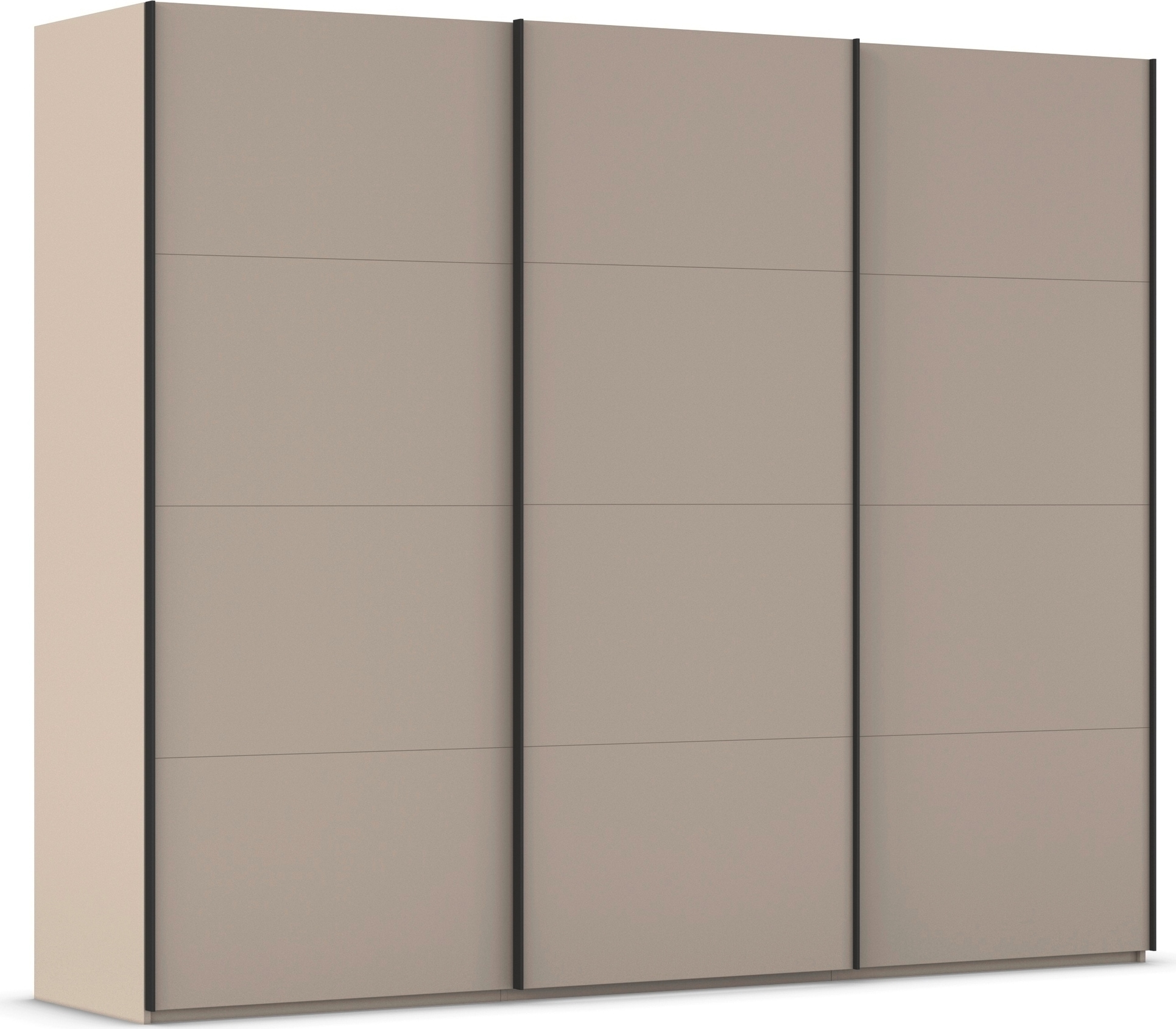 rauch Schwebetürenschrank "Kleiderschrank Schrank Garderobe Schlafzimmerschrank SCALE-FYRA" edle viergeteilte Türen viele Farben und Griff-Farben MADE IN GERMANY