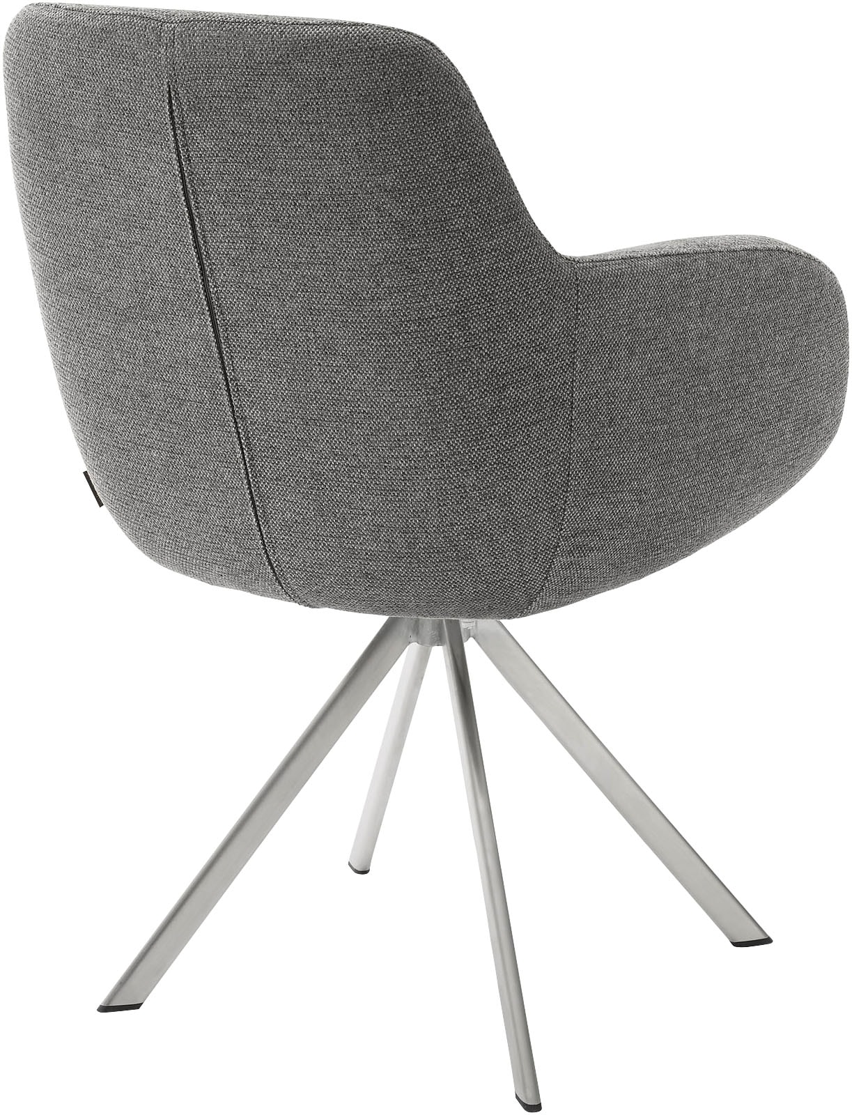Musterring Esszimmerstuhl »Tavia«, (Set), 2 St., Chenille, Stativgestell Edelstahl, wahlweise mit Drehfunktion, diverse Farben
