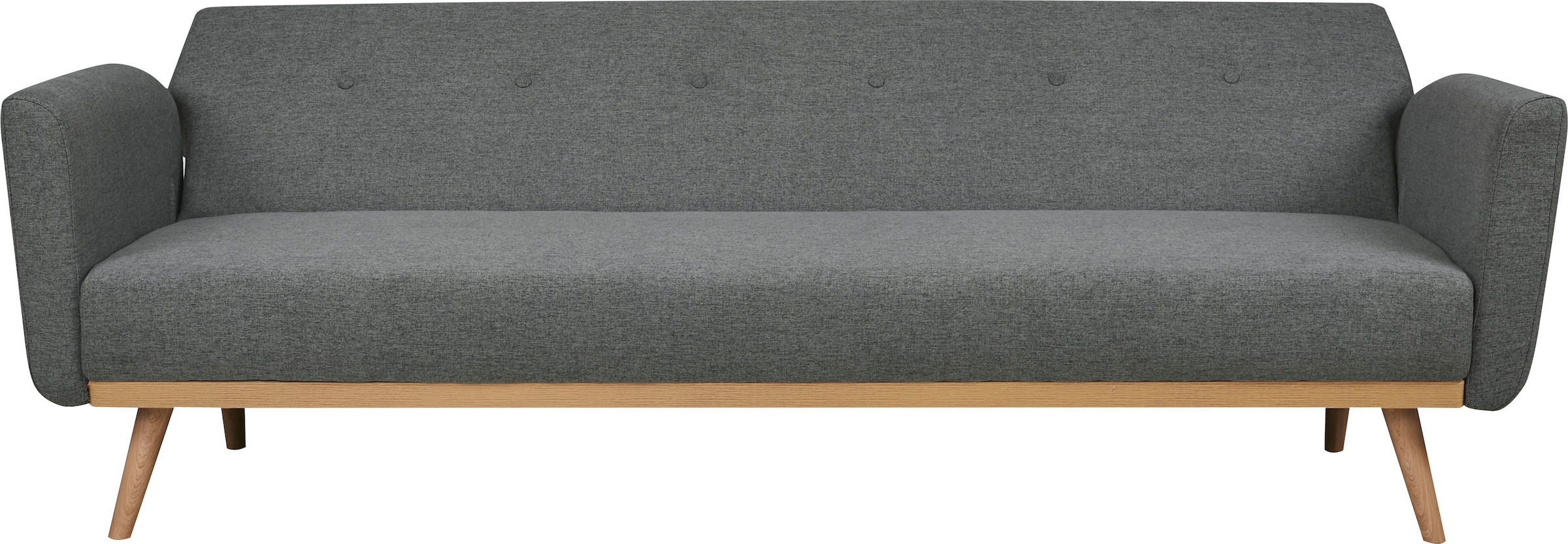 SalesFever Schlafsofa "Komfortables Sofa zum Entspannen" Knopfheftung an de günstig online kaufen