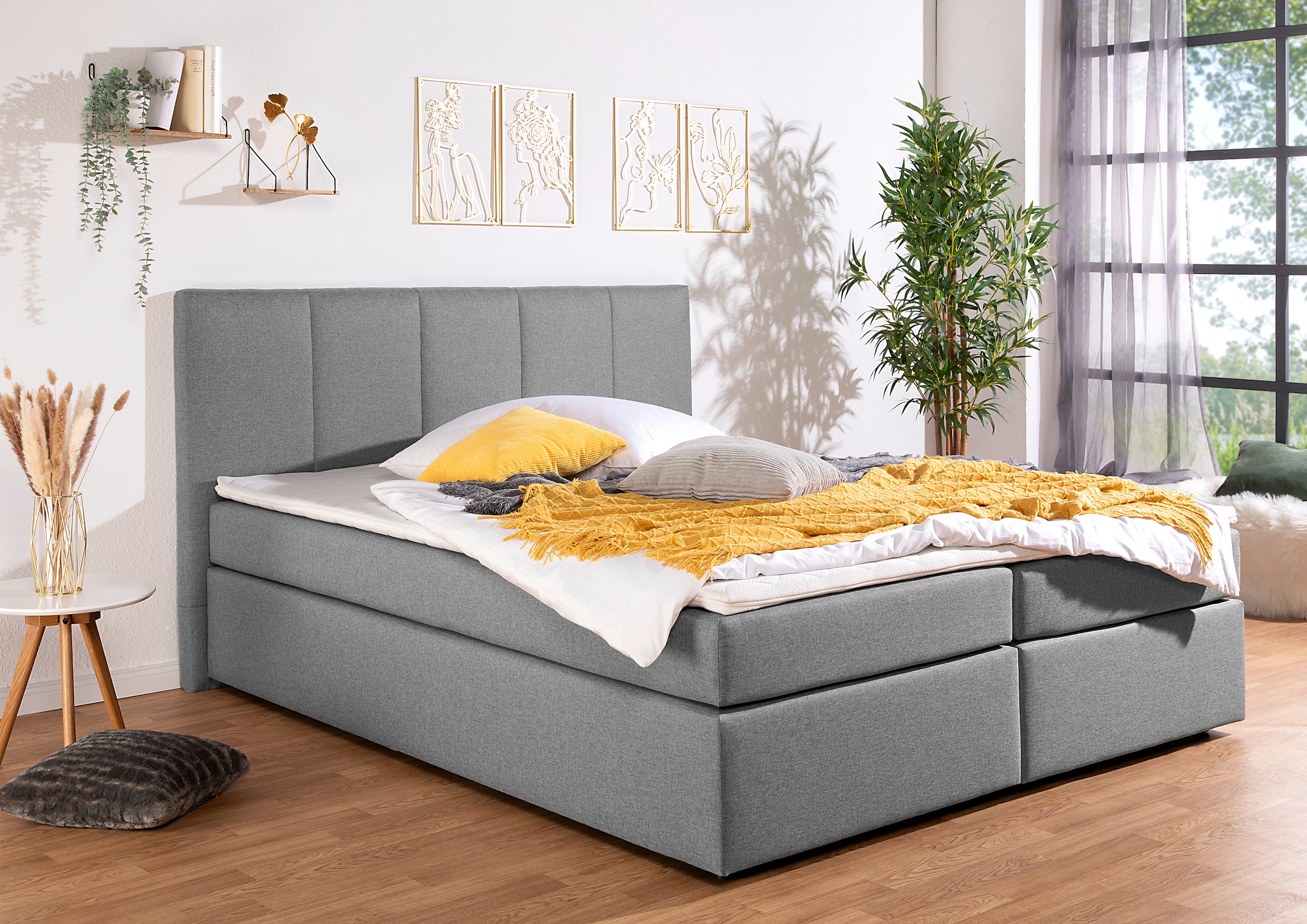 Home affaire Boxbett "Fidan" wahlweise mit Bettkasten, in H2, H3 & H4 erhältilich