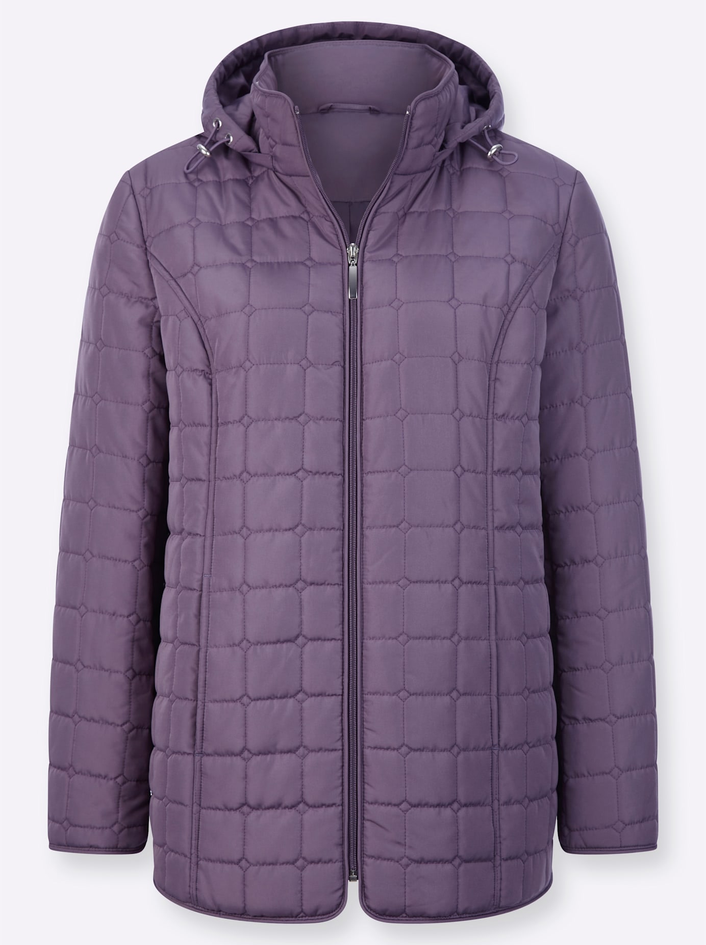 Classic Basics Steppjacke, mit Kapuze