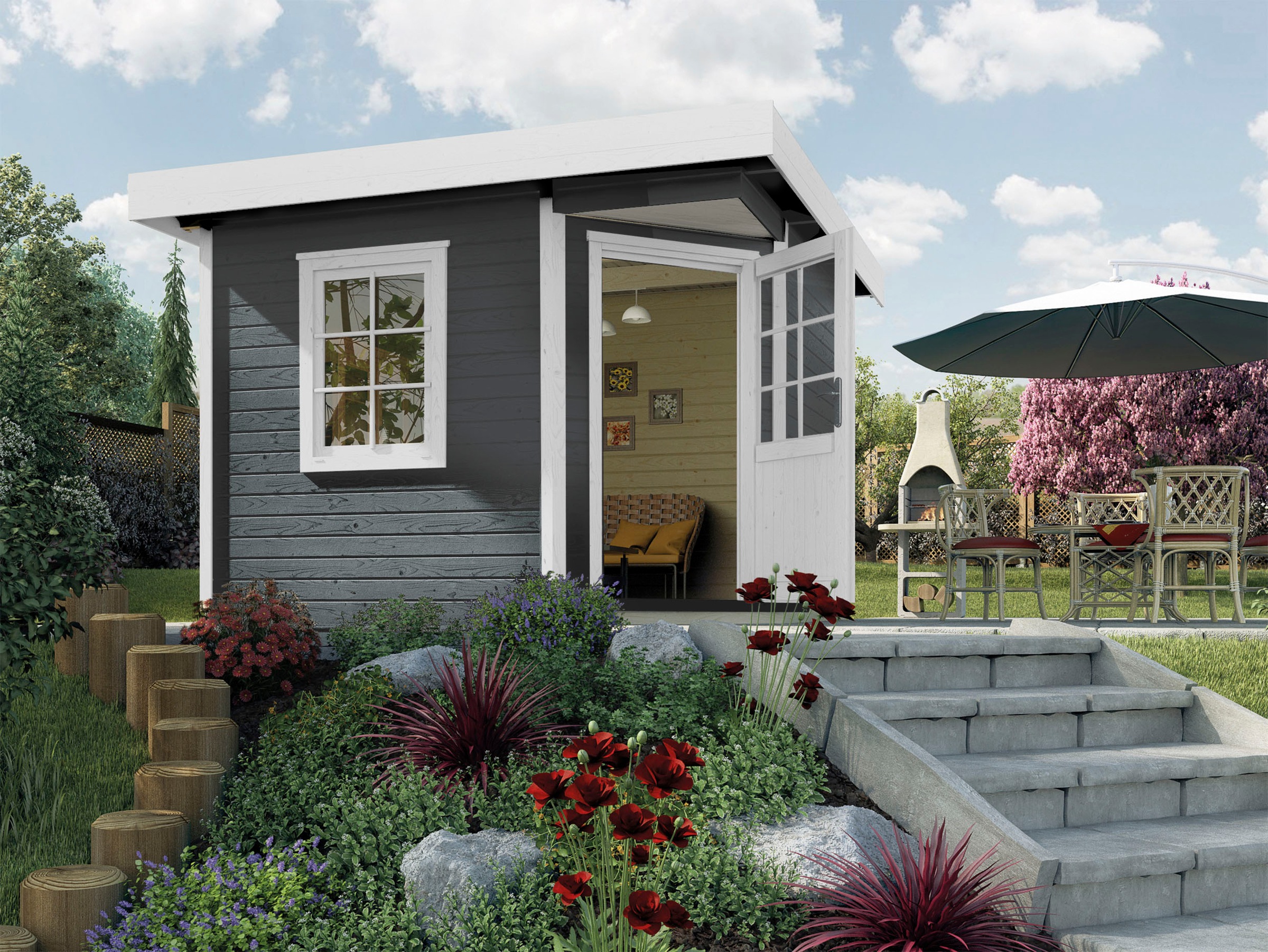 weka Gartenhaus »Designhaus 213 Plus«