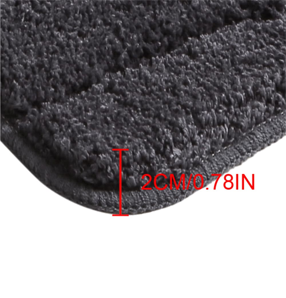 my home Badematte »Josie, Badvorleger, Badezimmer Teppich«, rutschhemmend beschichtet, fußbodenheizungsgeeignet-schnell trocknend-strapazierfähig, Badteppich, Badematten, rechteckig, rund & als 3-tlg. Set erhältlich
