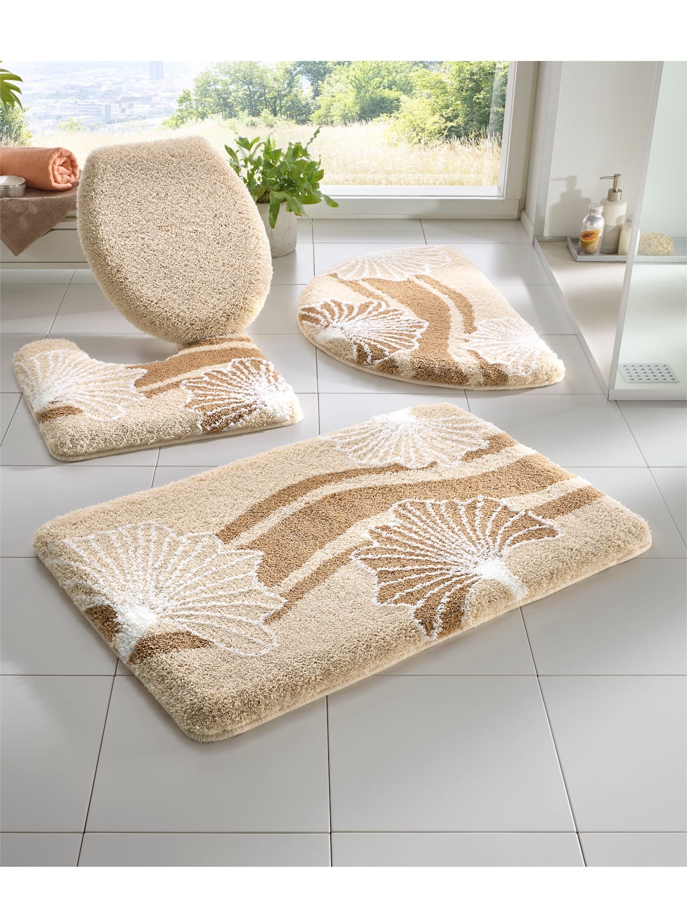 Badematte HAGEMANN, beige, Badematten