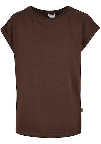 Kurzarmshirt »Urban Classics Damen Ladies Organic Extended Shoulder Tee«, (1 tlg.)