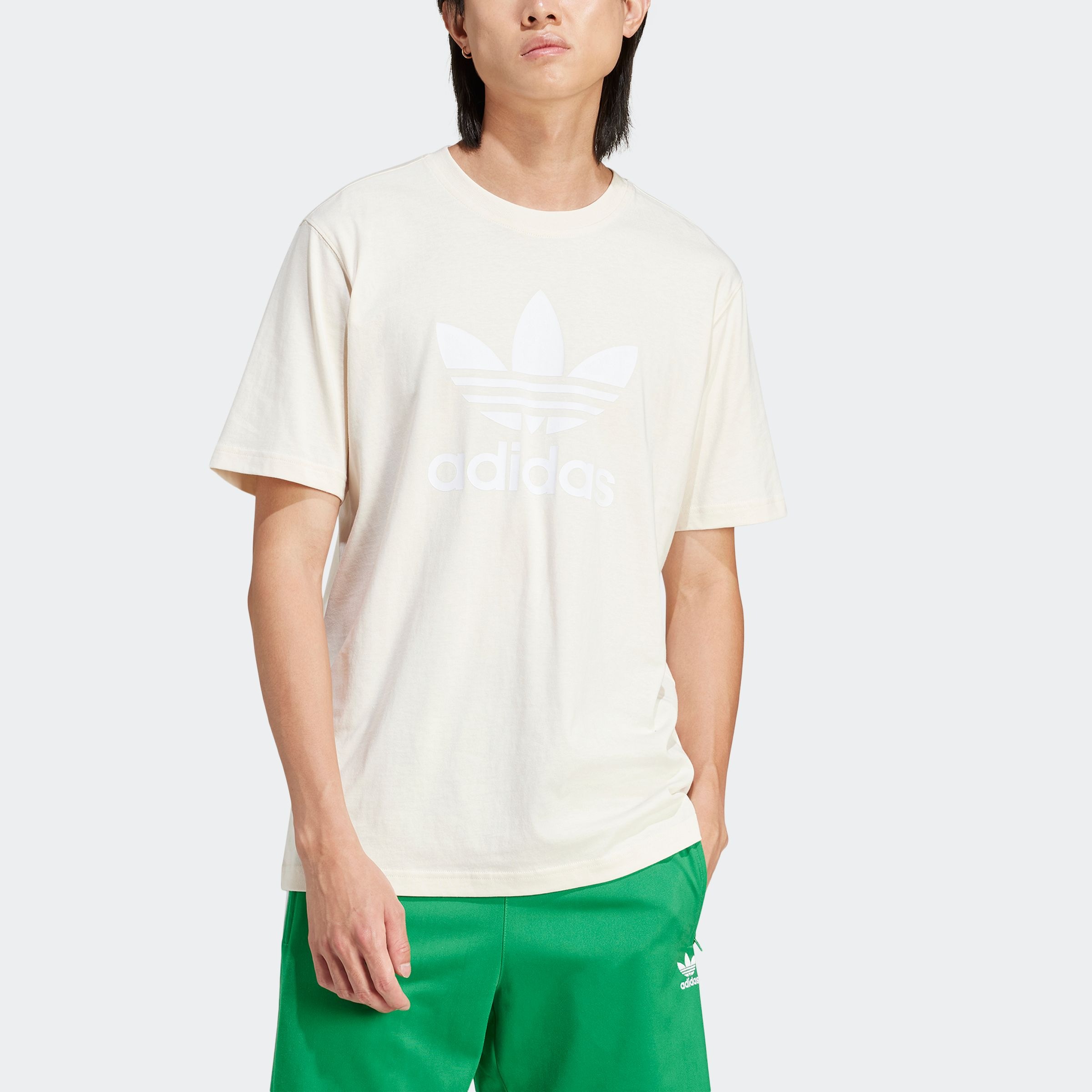 adidas Originals T-Shirt "TREFOIL T-SHIRT", Basic Shirt mit großem Trefoil günstig online kaufen
