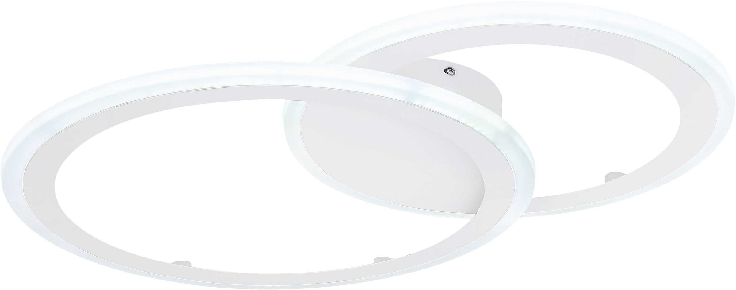 GLOBO LIGHTING LED Deckenleuchte »FENNA«, Leuchtmittel LED-Modul | LED fest integriert, Deckenlampe/rund/Wohnzimmer/Schlafzimmer/modern