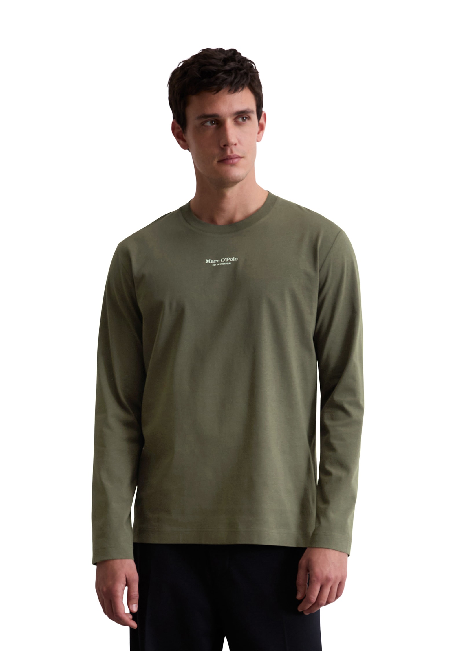 Marc OPolo Langarmshirt "aus reiner Bio-Baumwolle" günstig online kaufen