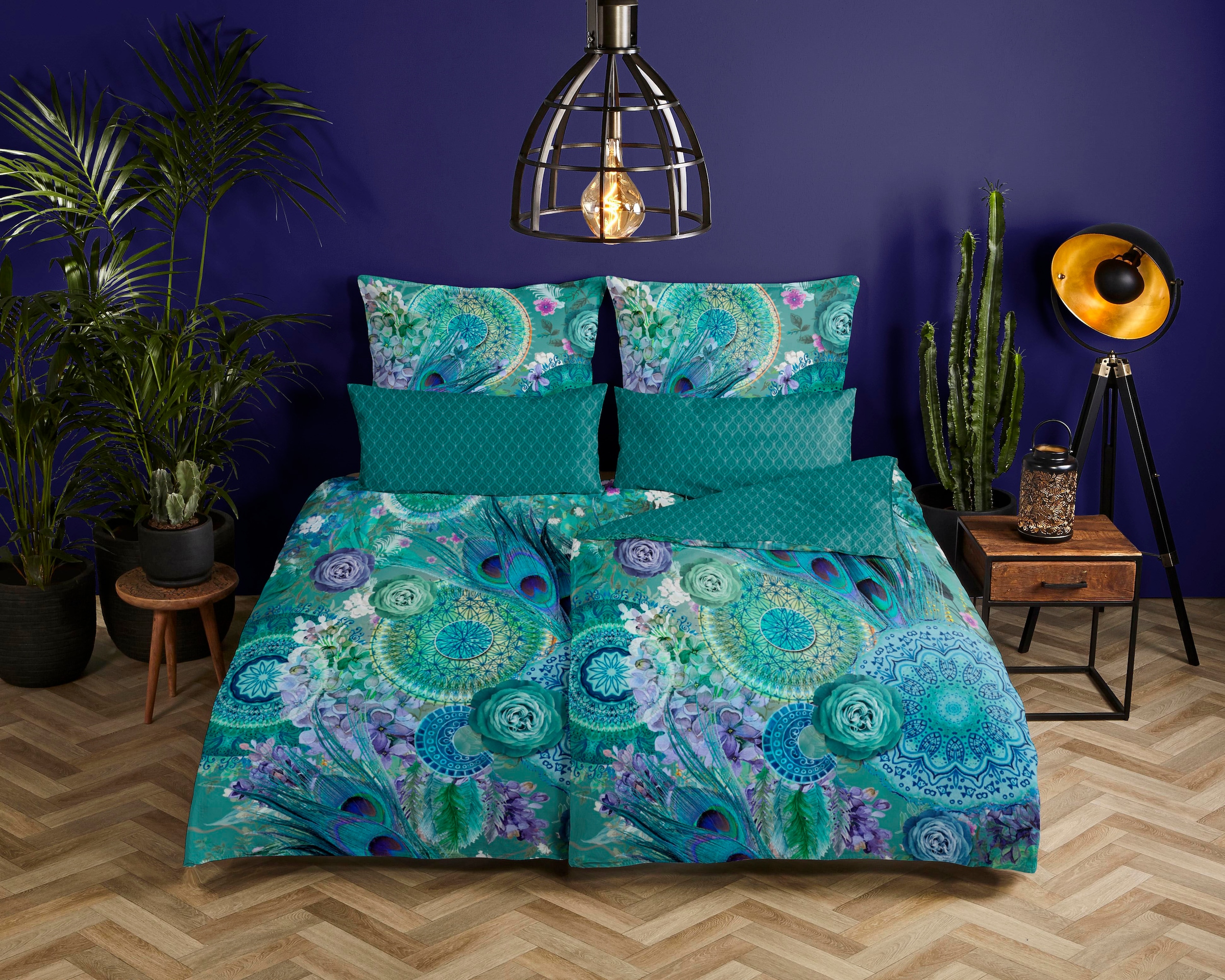 hip Wendebettwäsche "Kari" 3 Stk. Mako-Satin, 135x200, Reißverschluss, Wend günstig online kaufen