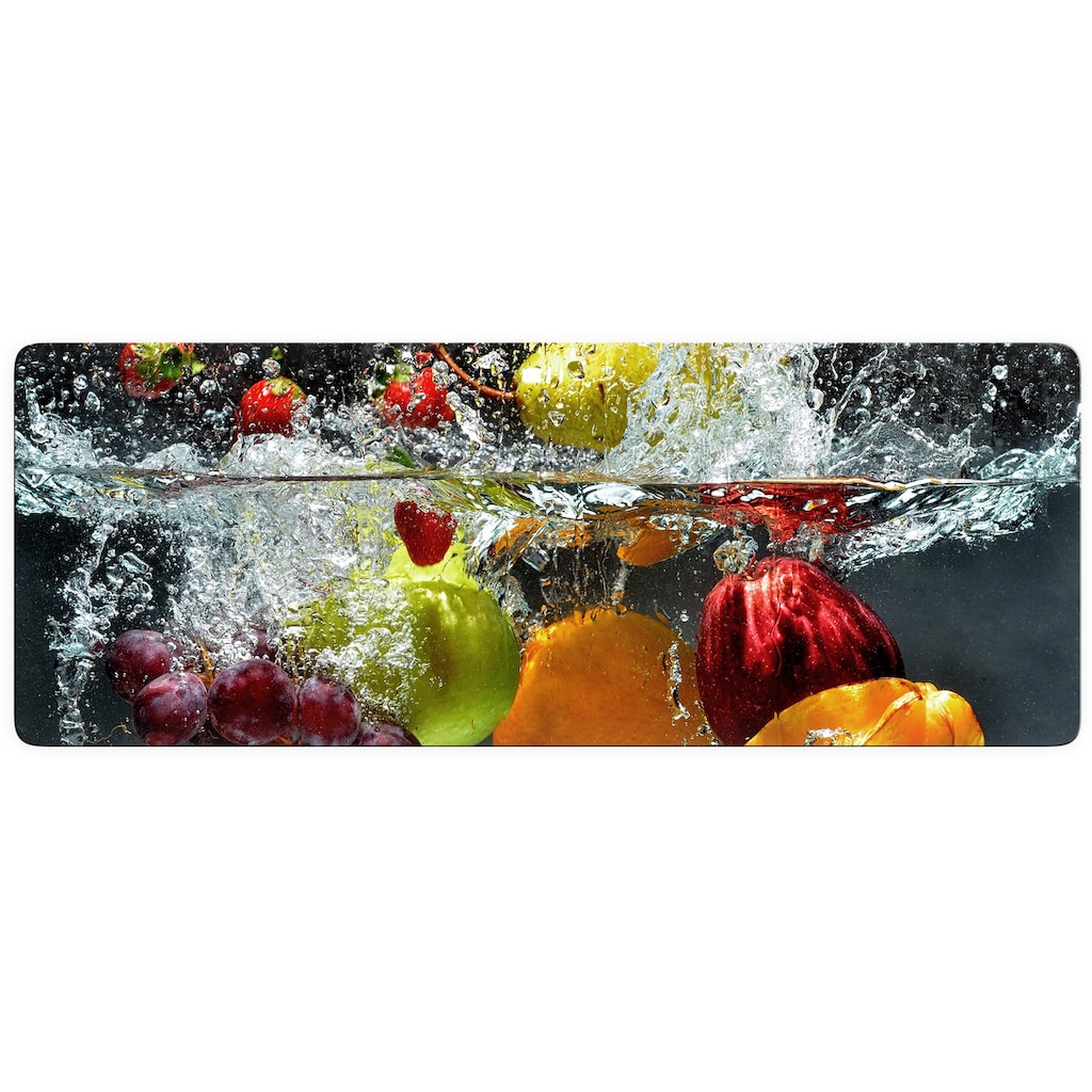 Wall-Art Glasbild »Erfrischendes Obst«, Glasposter modern
