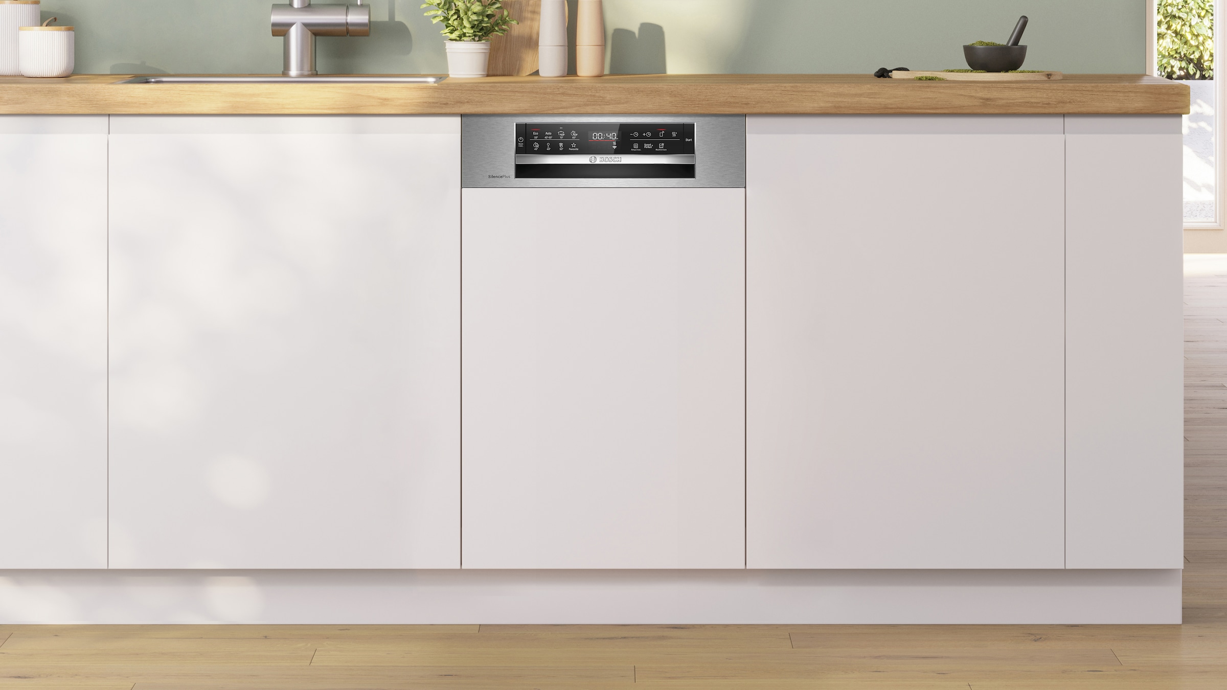 BOSCH teilintegrierbarer Geschirrspüler Serie 6 »SPI6EMS21E« 10 tlg. Maßgedecke