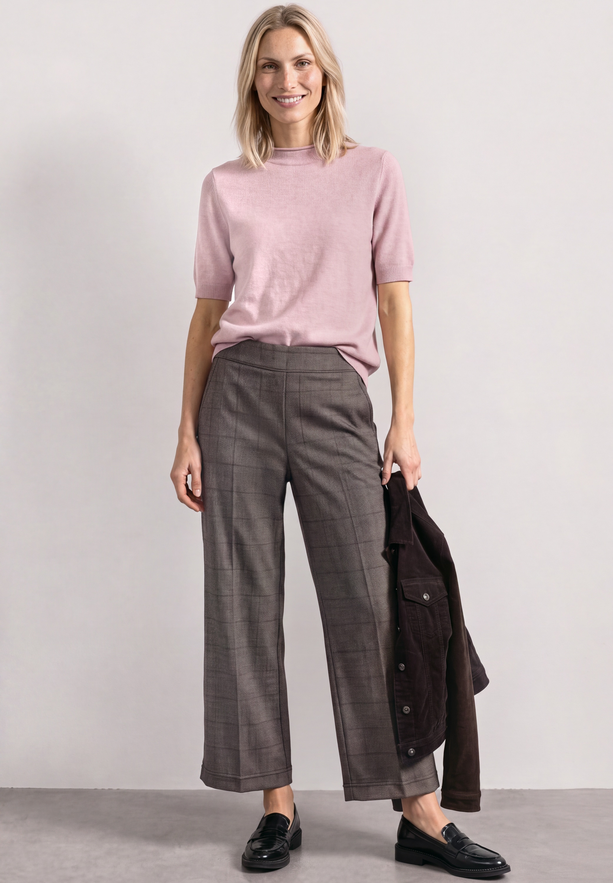 STREET ONE Culotte  mit Karomuster