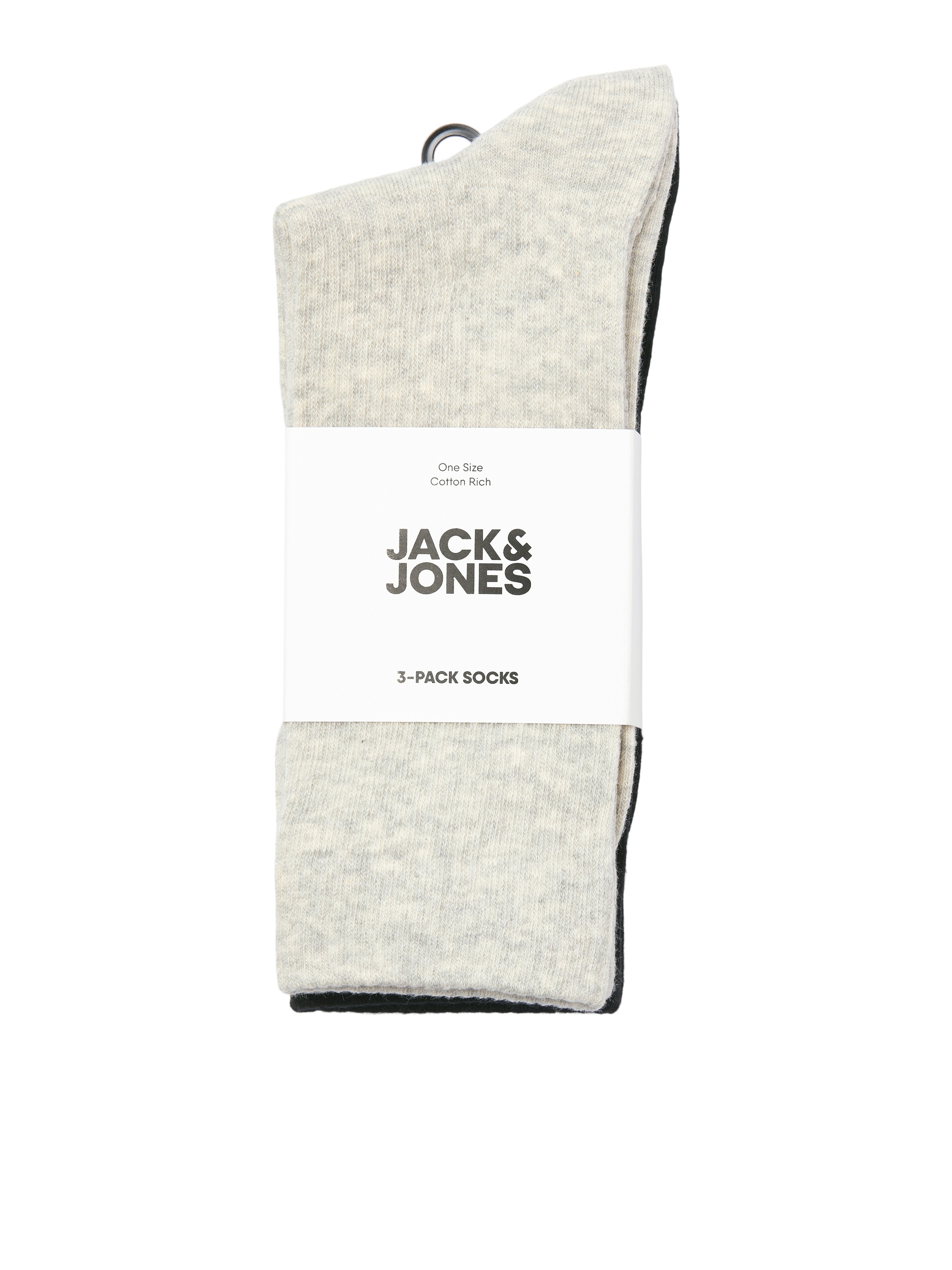 Jack & Jones Freizeitsocken »JACSOHO TENNIS SOCKS 3 PACK NOOS«, (Packung, 3 Paar), mit Logostickerei