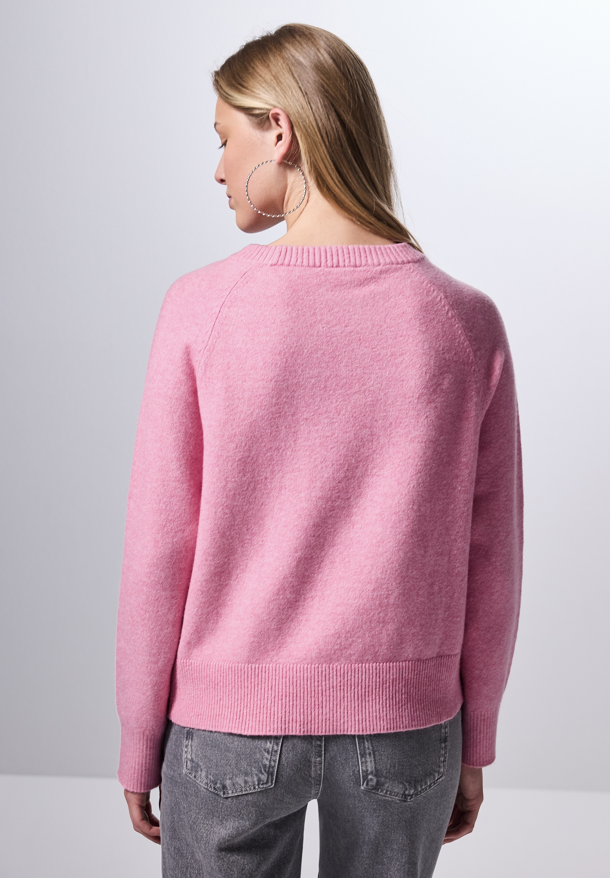 STREET ONE STUDIO Strickpullover, im soften Baumwoll-Mix