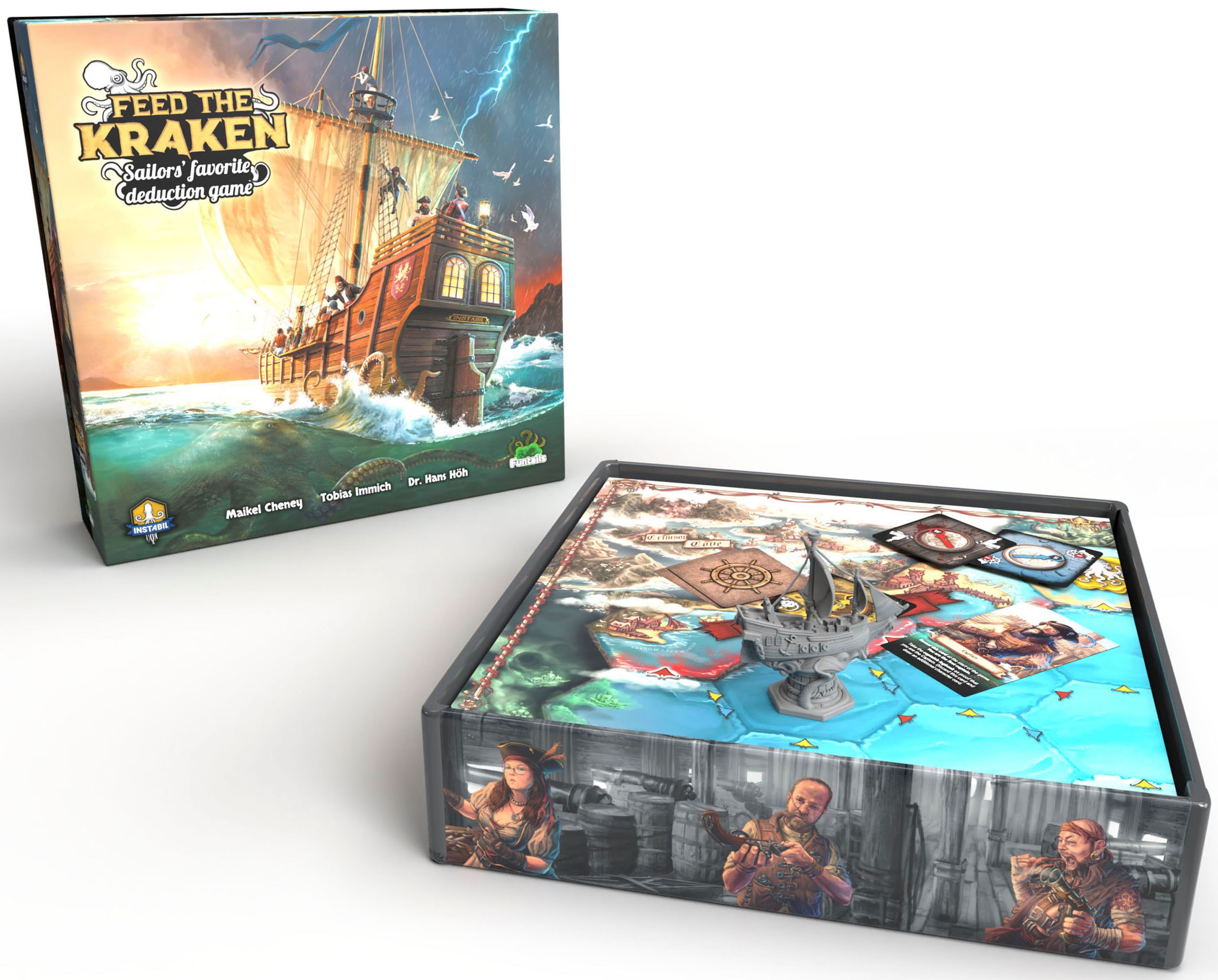 Funtails Spiel »Feed the Kraken - Basisspiel«