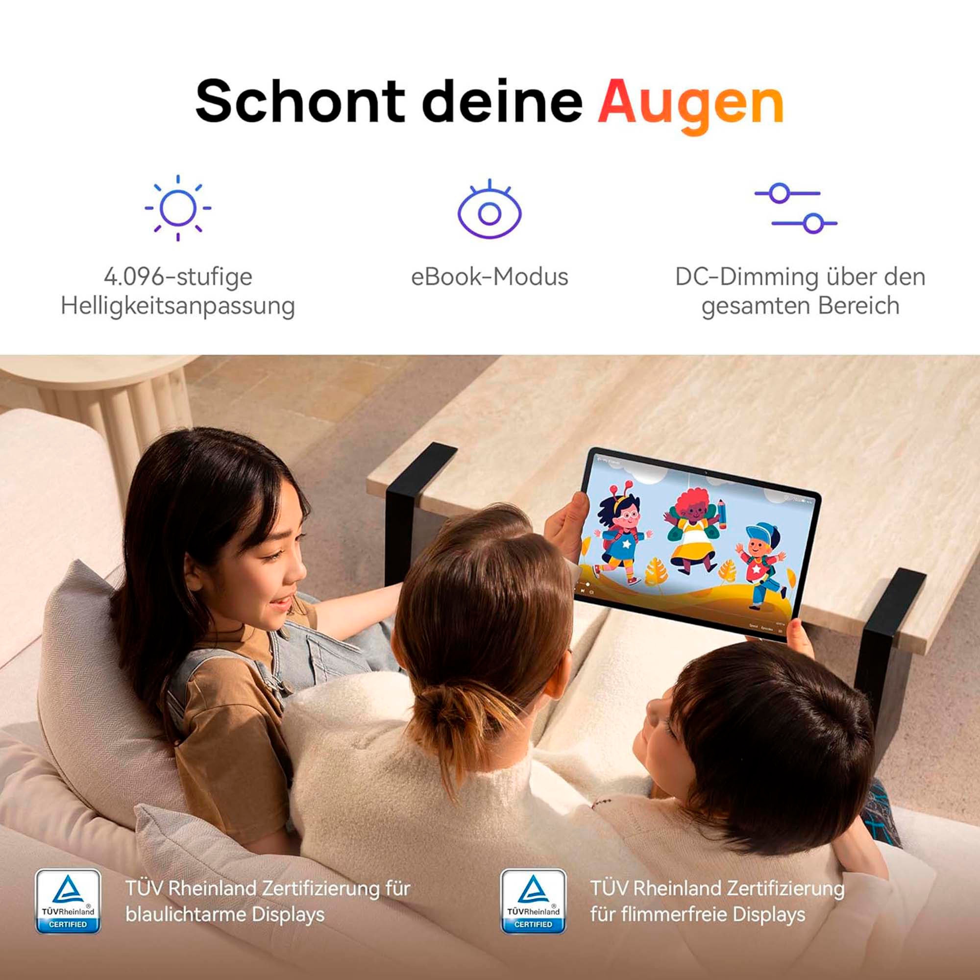 Huawei Tablet »Matepad SE 11 6+128 GB WiFi«, (27,9 cm / 11 Zoll), HarmonyOS, WUXGA, Bundle mit M-Pen lite)