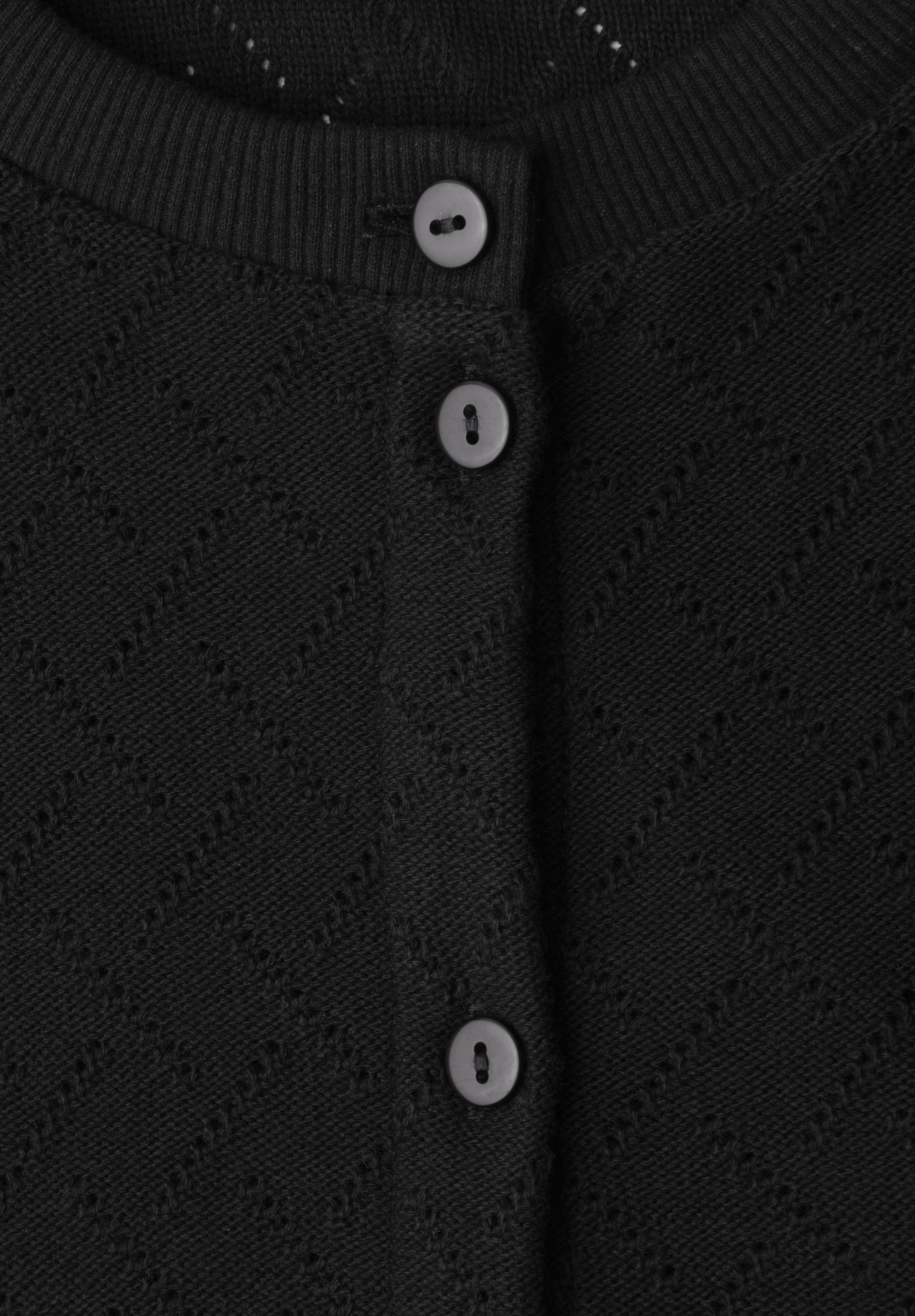 STREET ONE STUDIO Cardigan mit Rundhalsausschnitt