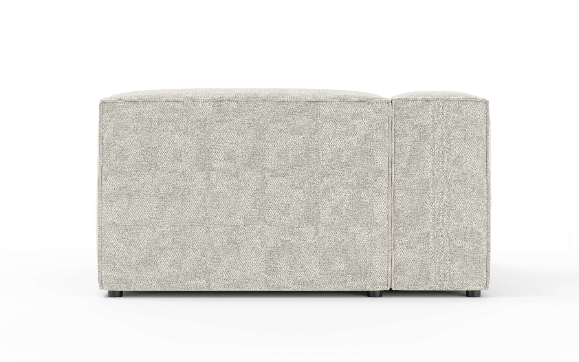 INOSIGN Ottomane »HAILY links/rechts bestellbar, Loungemöbel, Maße B/T/H: 130/130/72 cm«, als Modul oder separat verwendbar, für individuelle Zusammenstellung