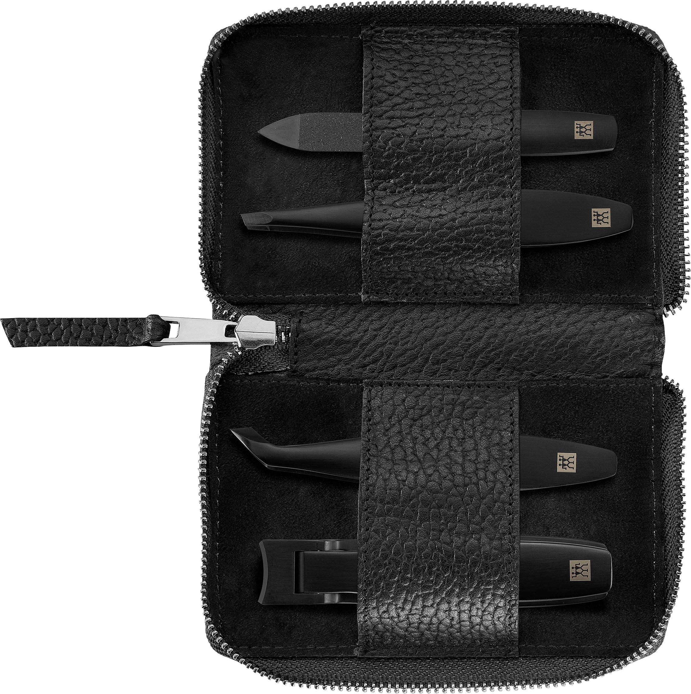 Zwilling Maniküre-Etui »PREMIUM BLACK«, (Set, 4 tlg.), Nagelpflege-Set