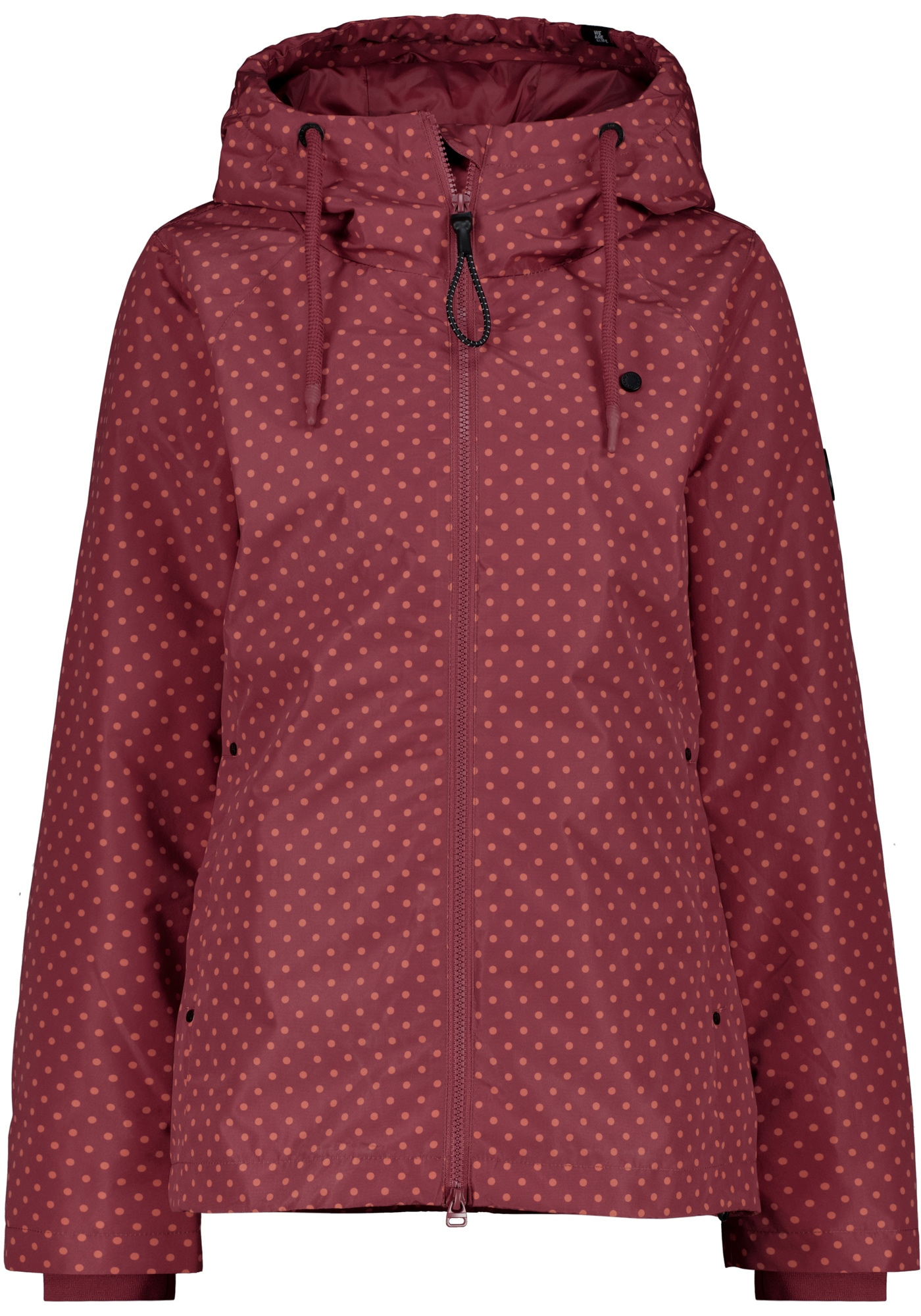 Alife & Kickin Outdoorjacke »LILOUAKB« mit Kapuze aus Polyester, wasserabweisend, normale Passform, mit Reißverschluss