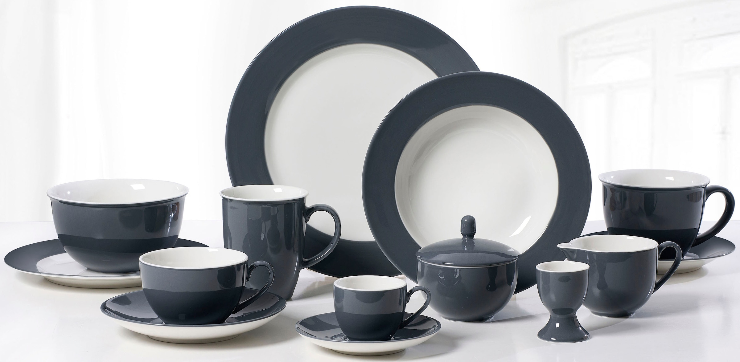 Ritzenhoff & Breker Kaffeeservice »Doppio«, (Set, 12 tlg.), Geschirr-Set