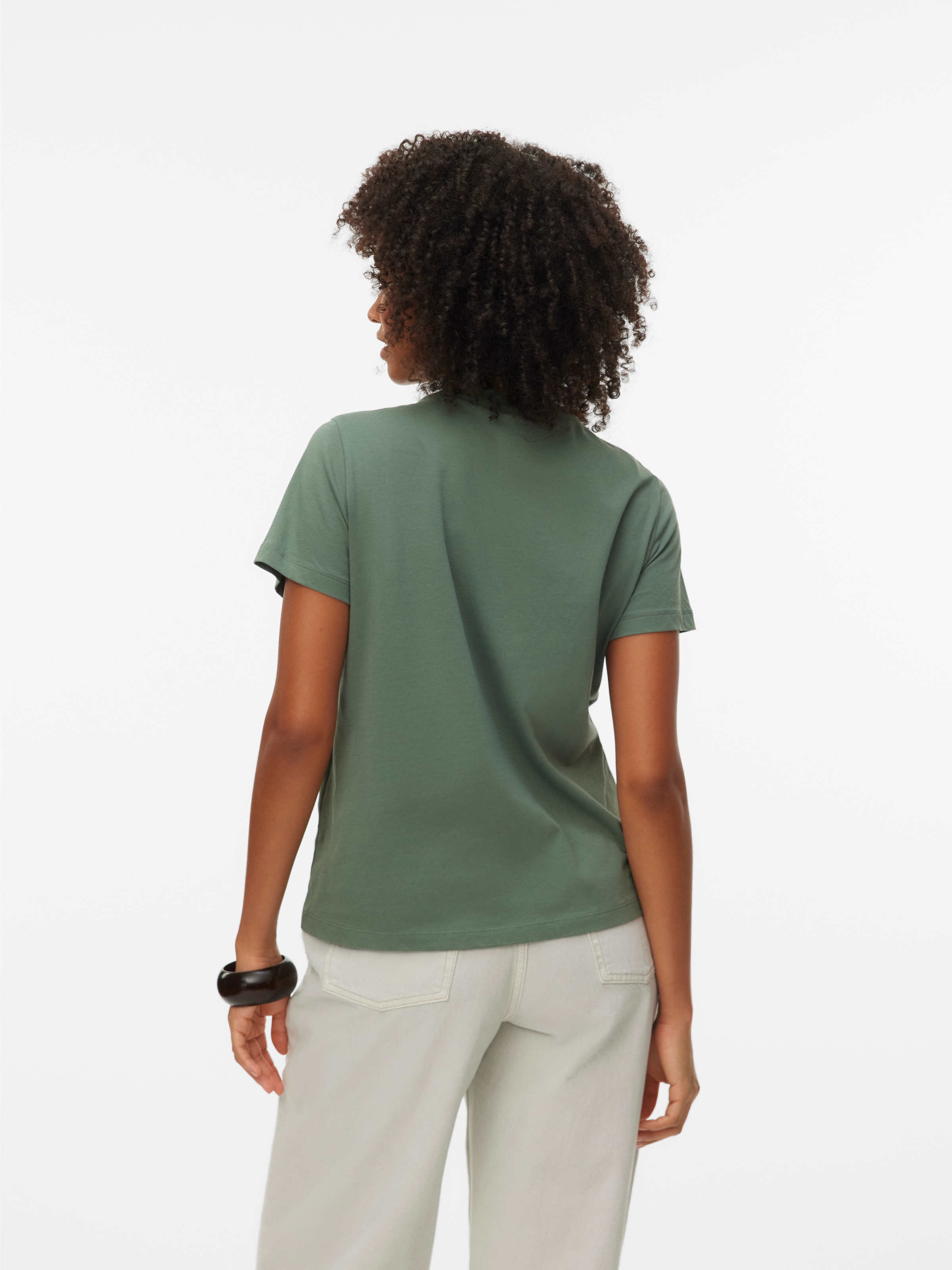 Vero Moda Kurzarmshirt »VMVANJA SS TOP BOX JRS« Baumwolle
