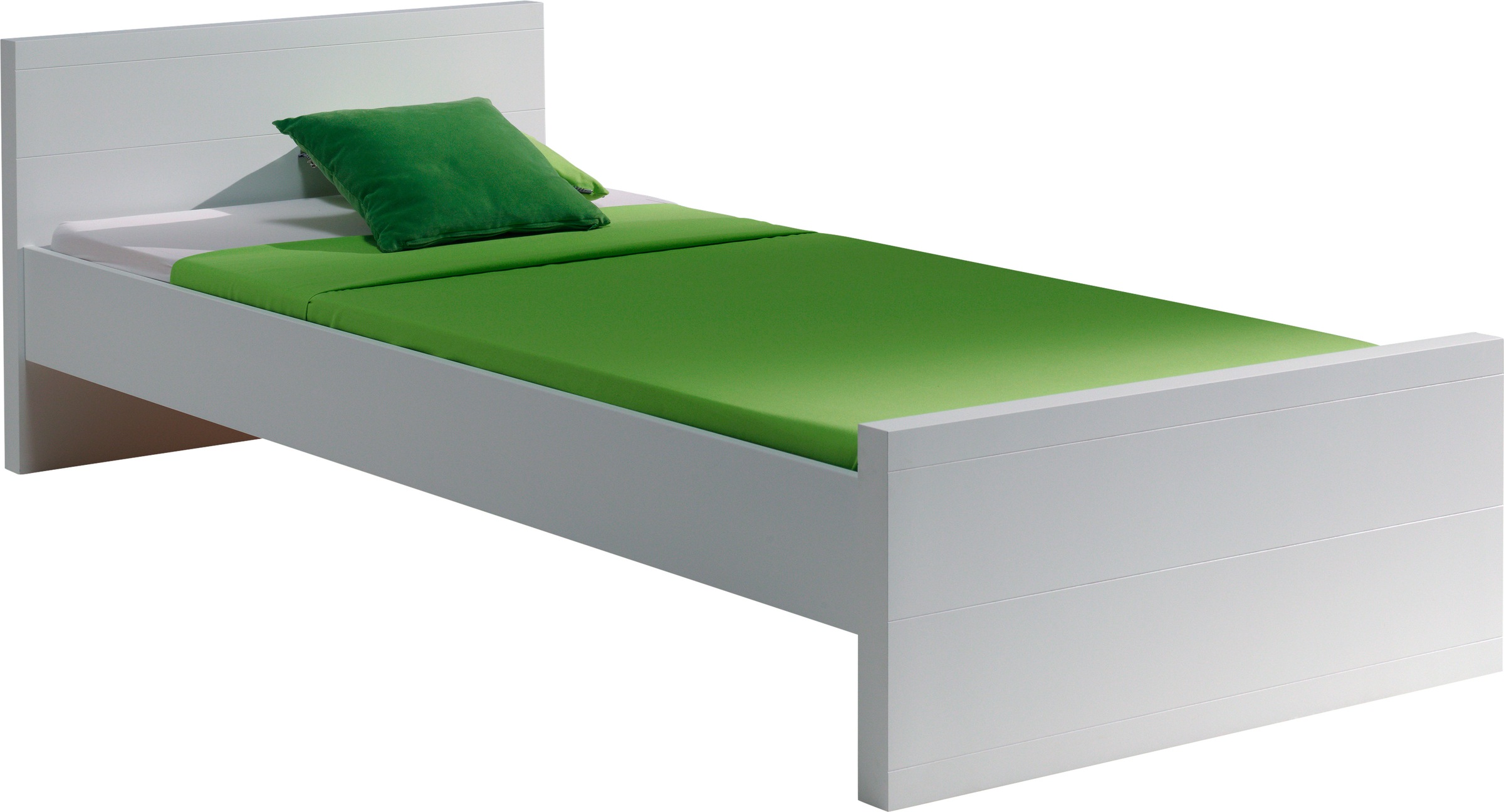 Vipack Einzelbett, (Made in Europe), Einzelbett mit gradliniger Optik und Liegefläche 120x200 cm