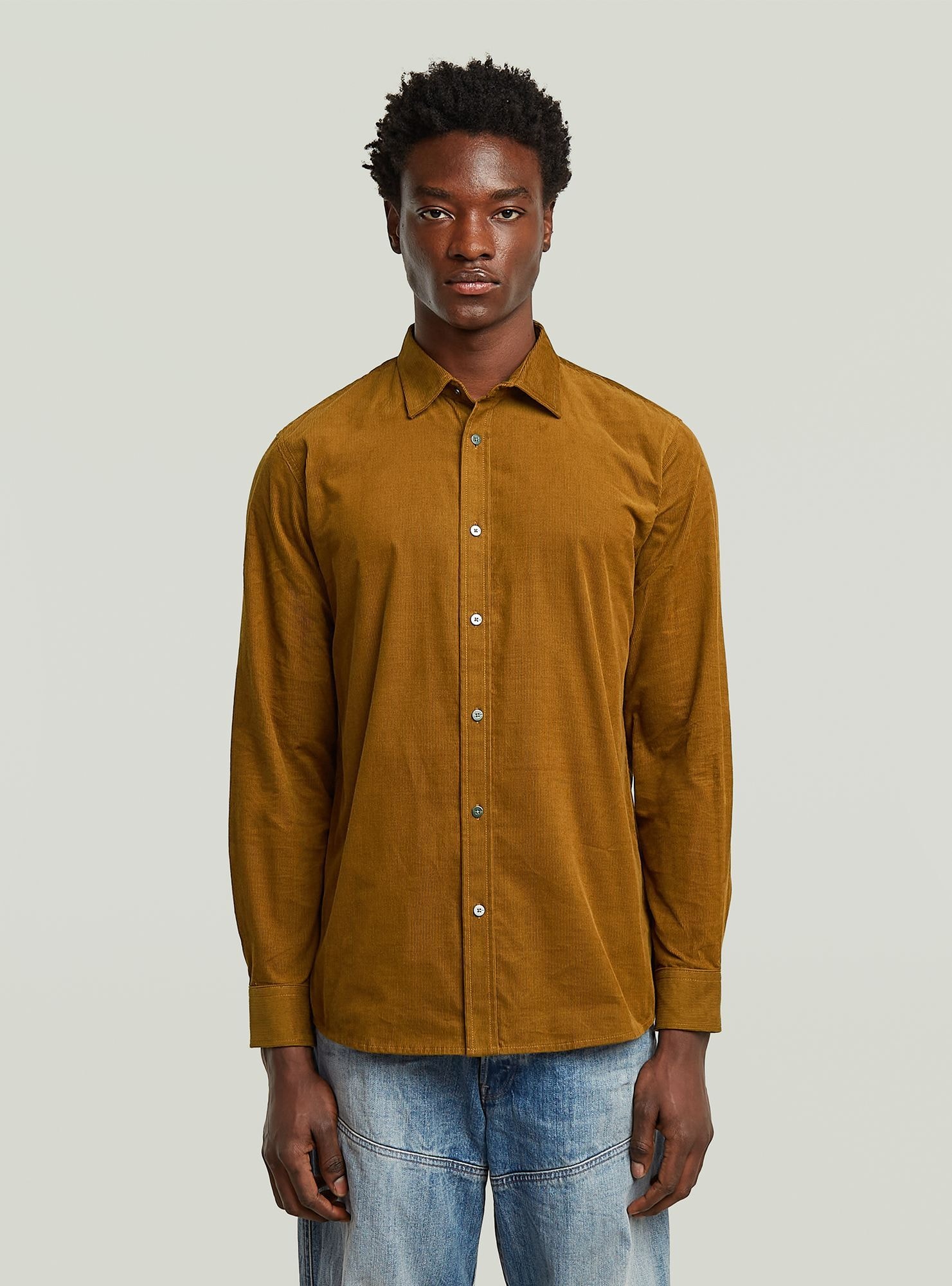 G-STAR Langarmshirt "Clean Regular Hemd" günstig online kaufen