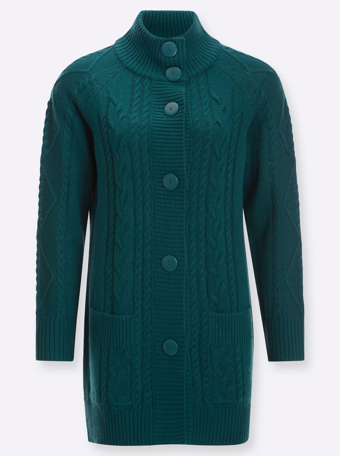 Classic Basics Women's Knit Cardigan Petrol 48 3