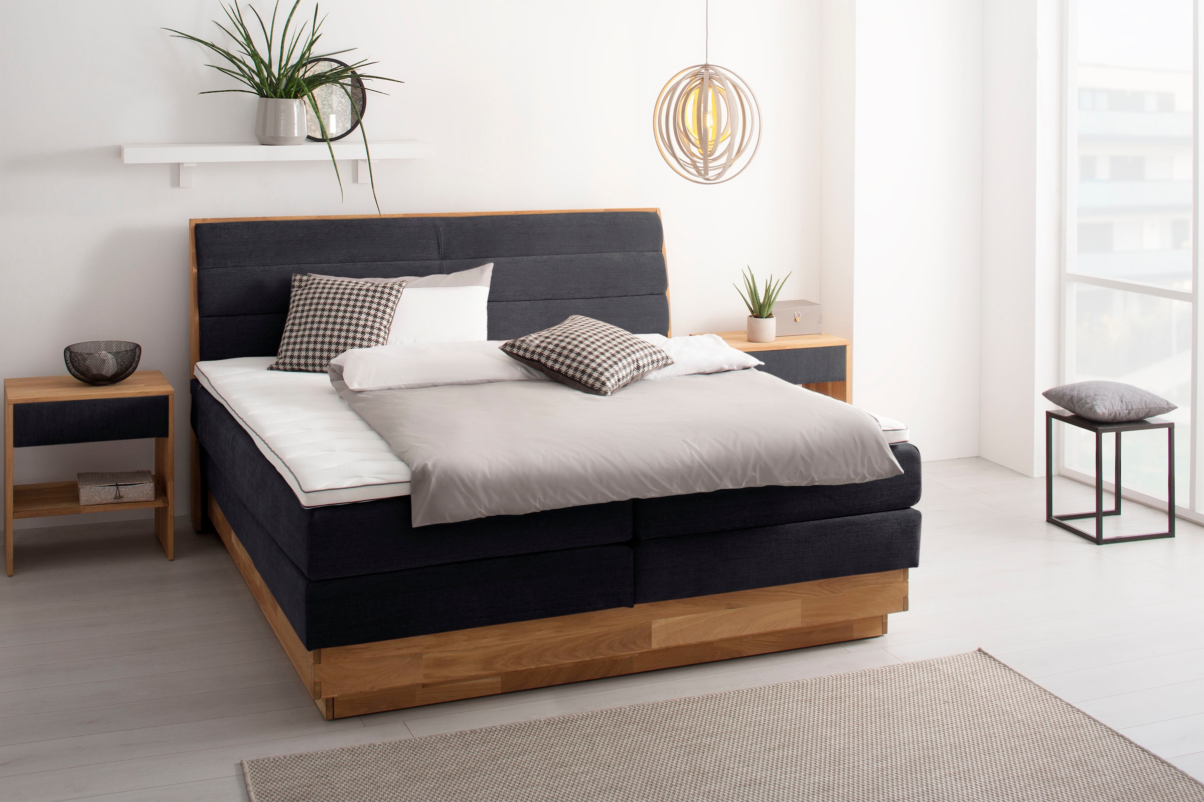 OTTO products Boxspringbett "JENNA in verschiedenen Farben und Breiten erhä günstig online kaufen