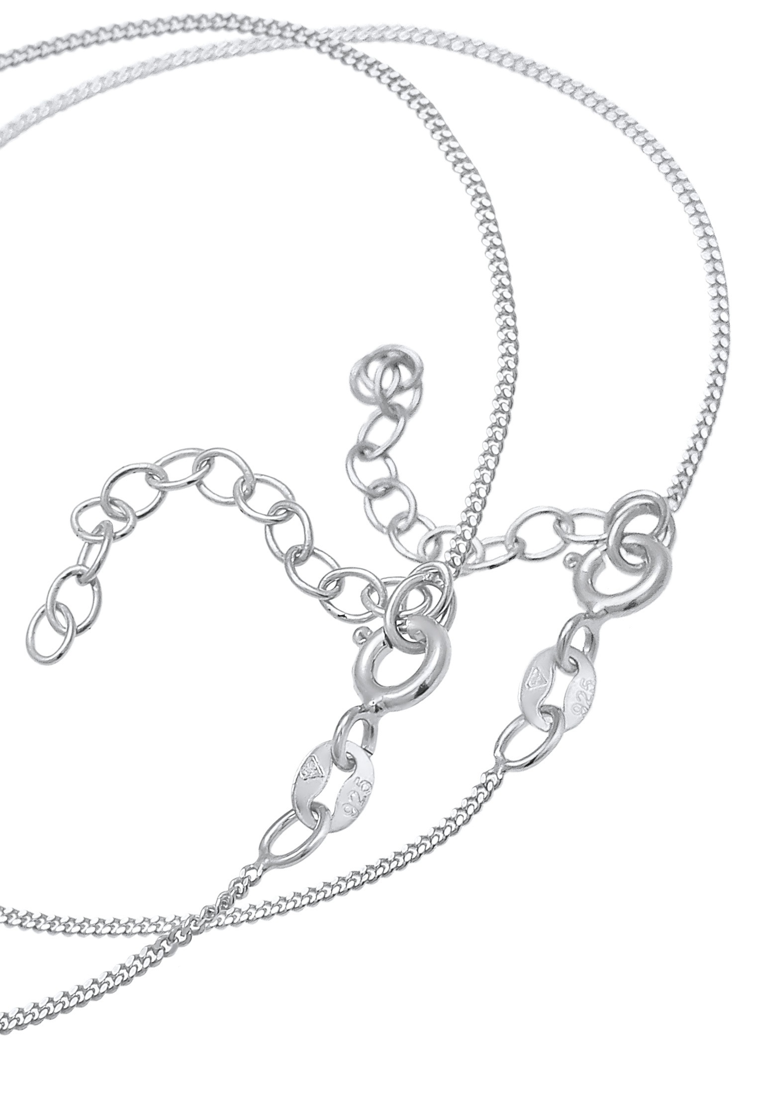 Elli Armband Set »Herz geteilt Friends Love 2er Set 925 Silber«