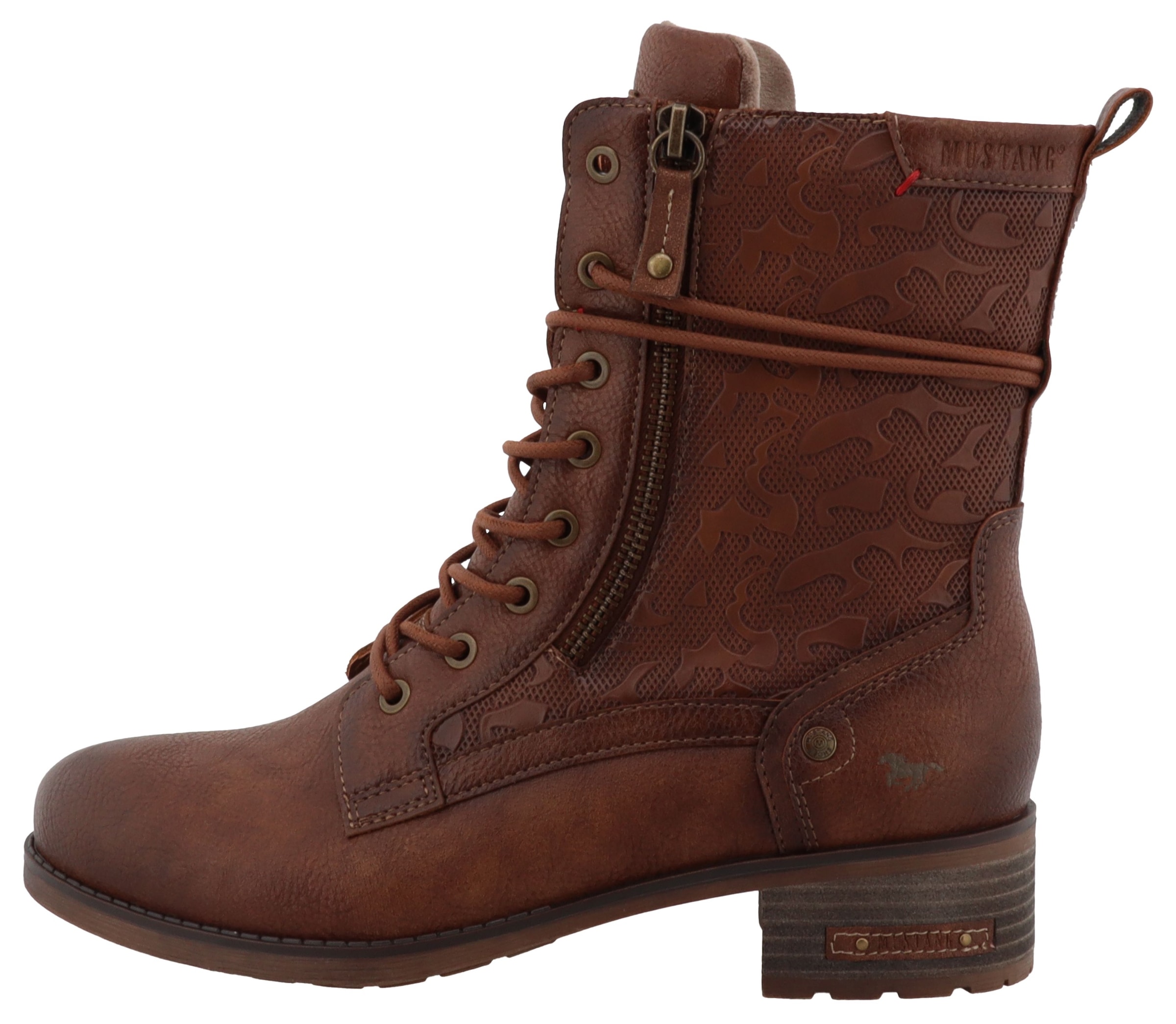 Mustang Shoes Winterstiefelette »Fabienne«, Stiefelette, Winterboots mit Warmfutter